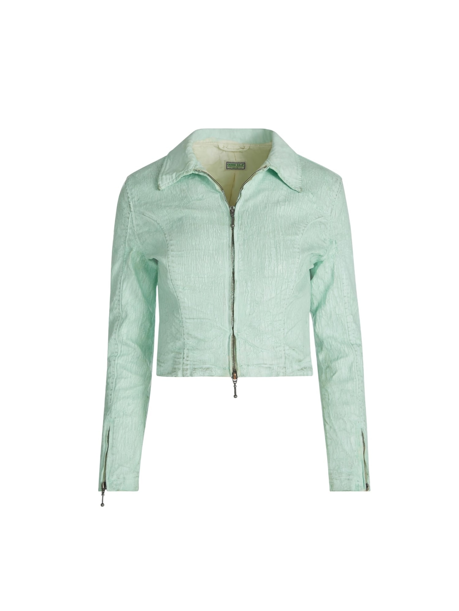 Guess Craquelé Biker-Spijkerjack