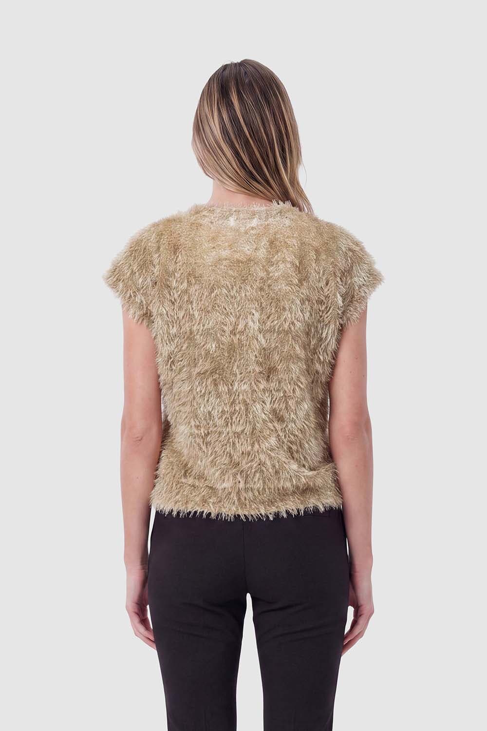 Enjoy Gilet Taupe dames