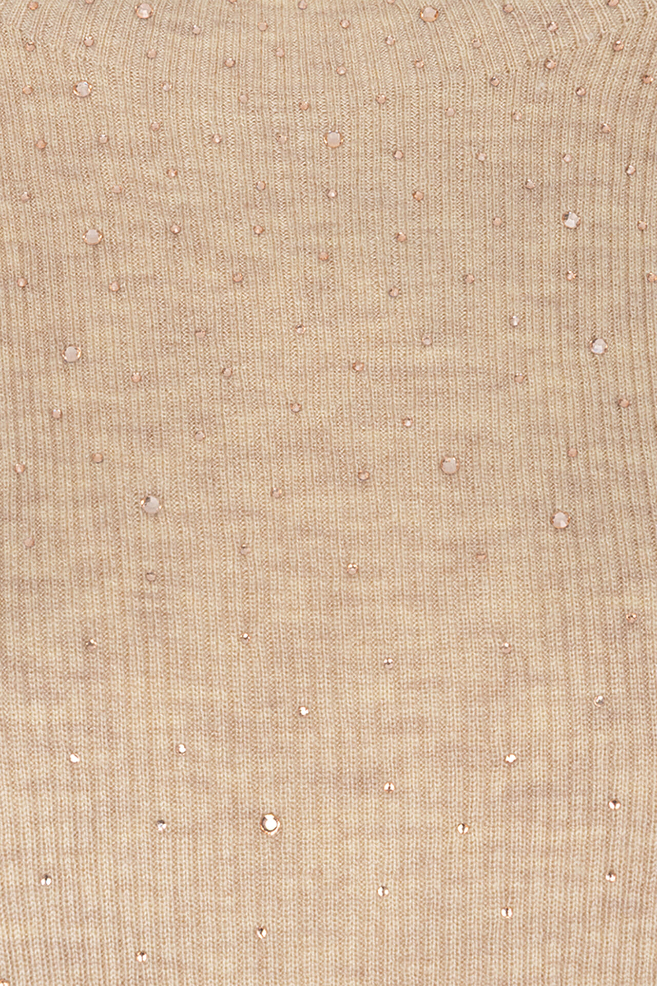 Esqualo Sweater Studs Korte Mouw Beige dames