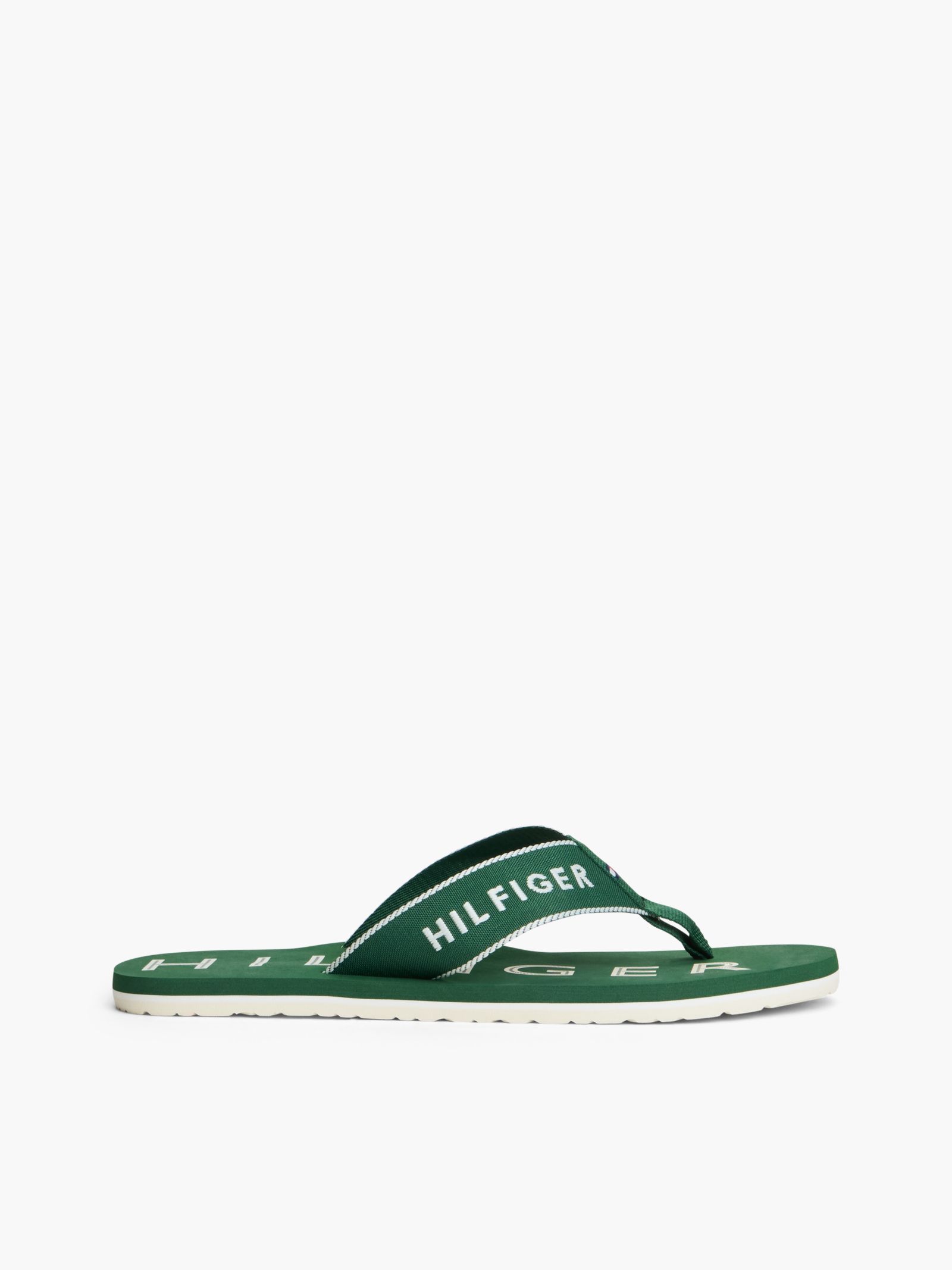 Tommy Hilfiger Webbing teenslipper met geborduurd logo