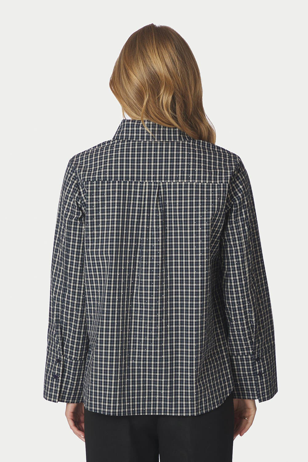Neo Noir Blouse Drew Check Bedaz Blauw dames