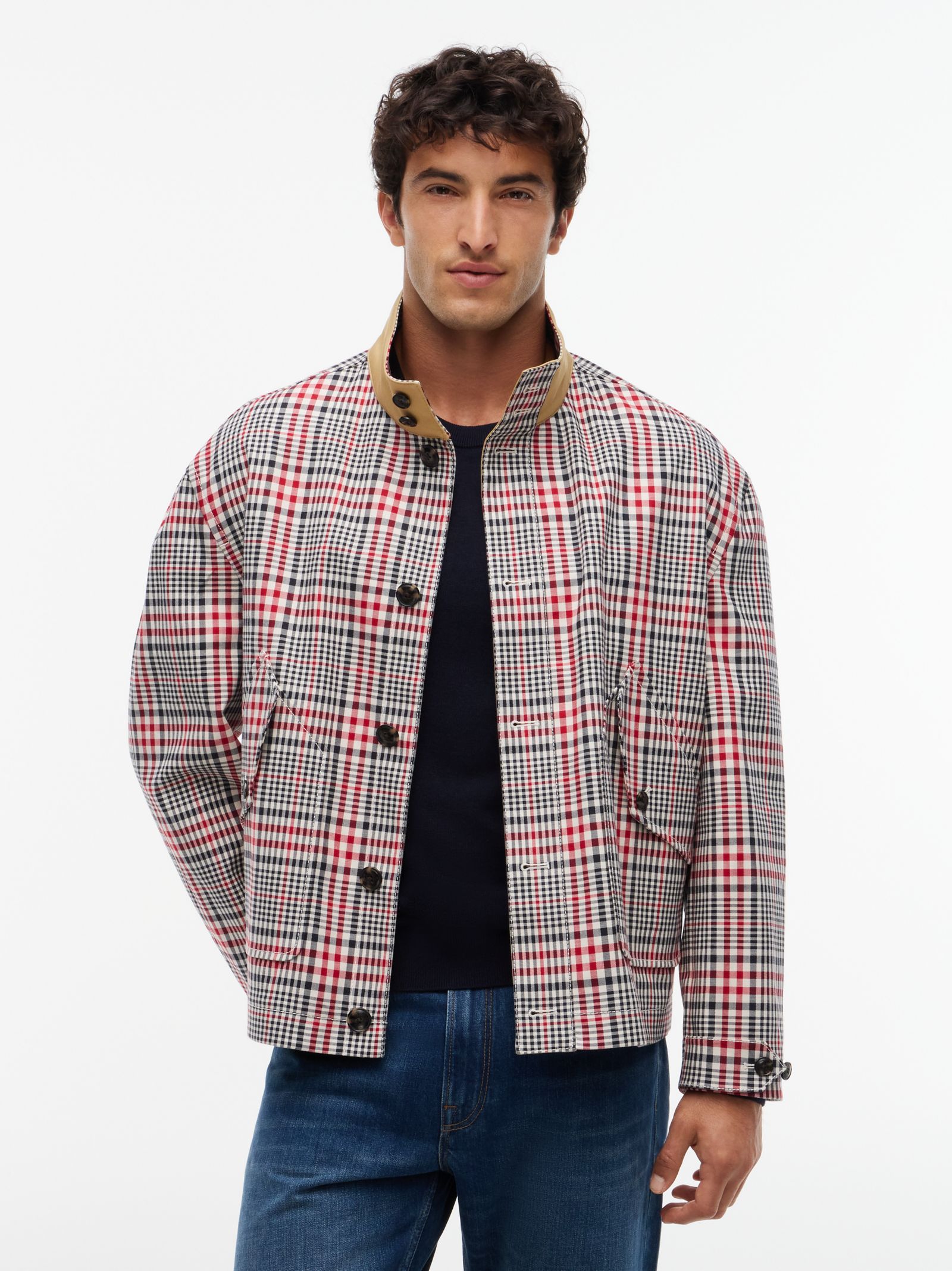 Tommy Hilfiger New York Label relaxed geruit jack