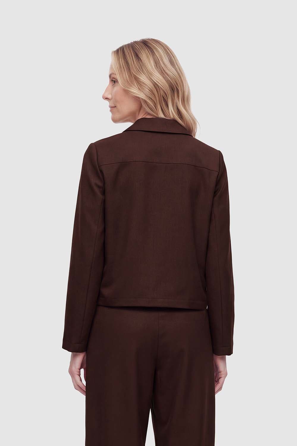 Vila Overshirt Leora Bruin dames