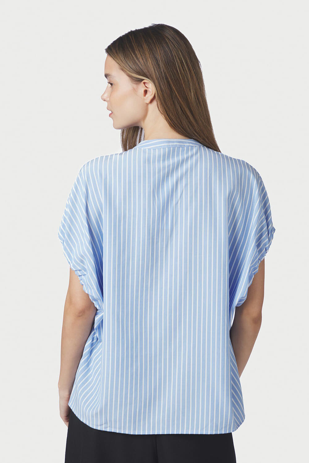 Neo Noir Blouse Englana Stripe Blauw dames
