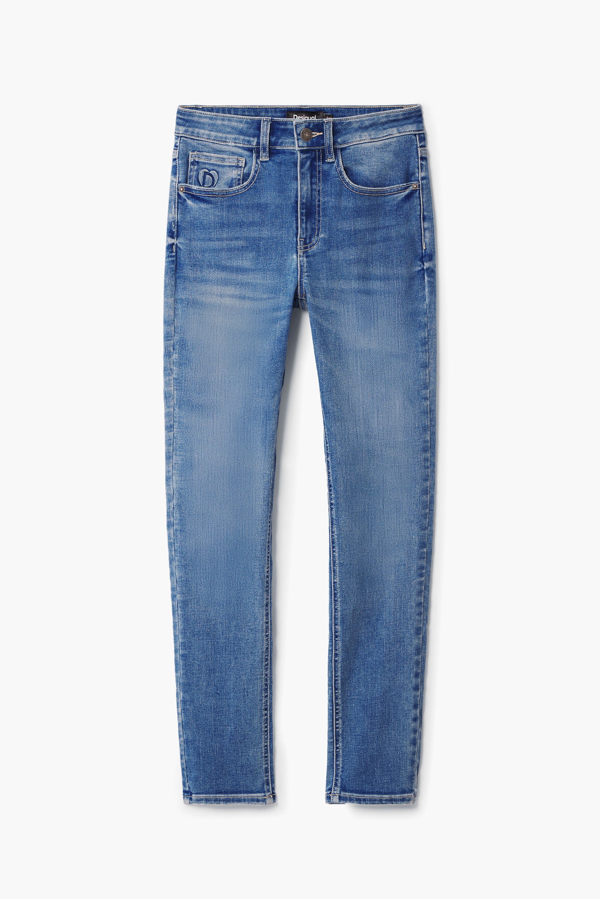 Desigual Effen skinny jeans in blauw