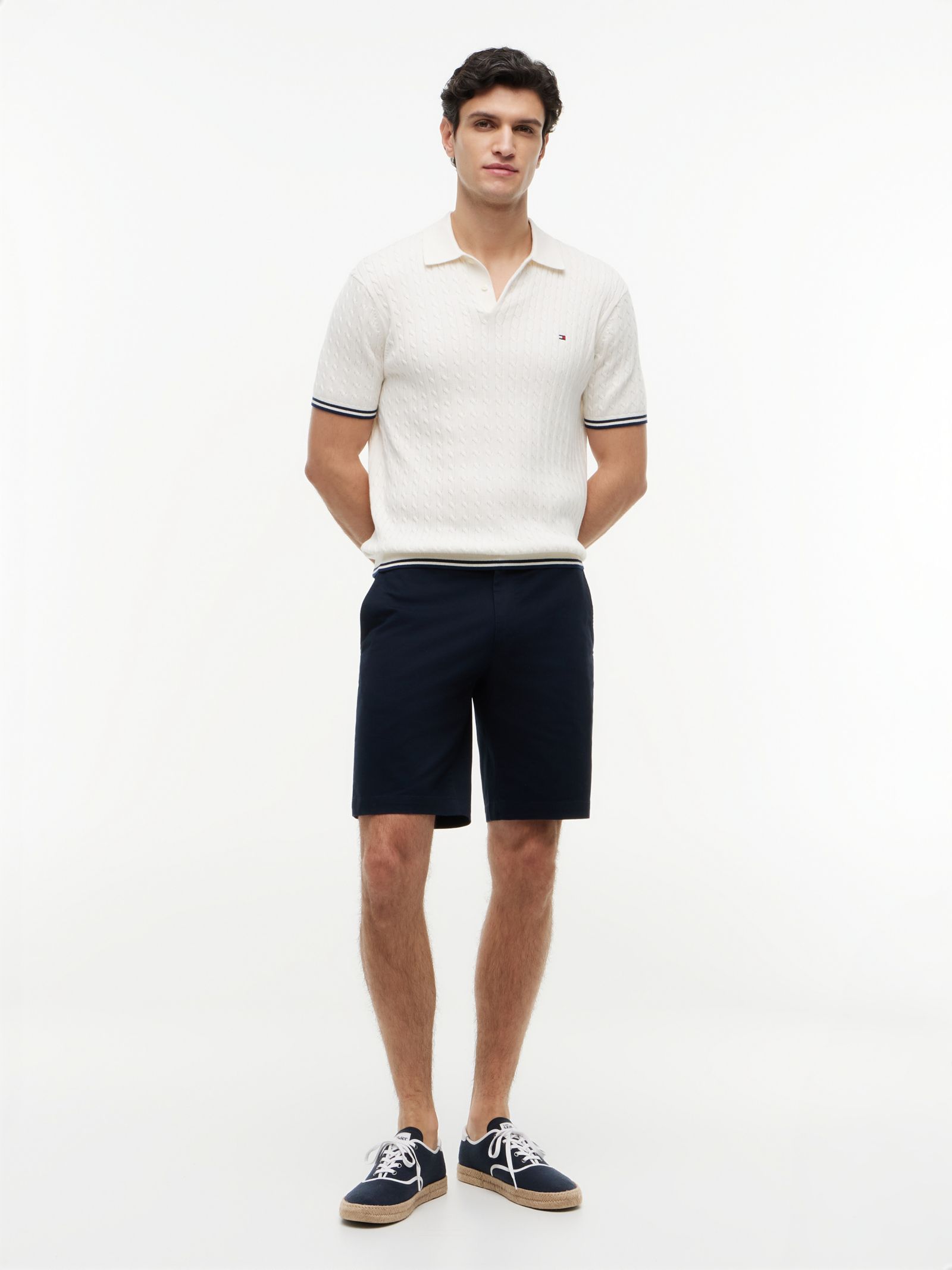 Tommy Hilfiger Denton slim straight chino short van twill in marine