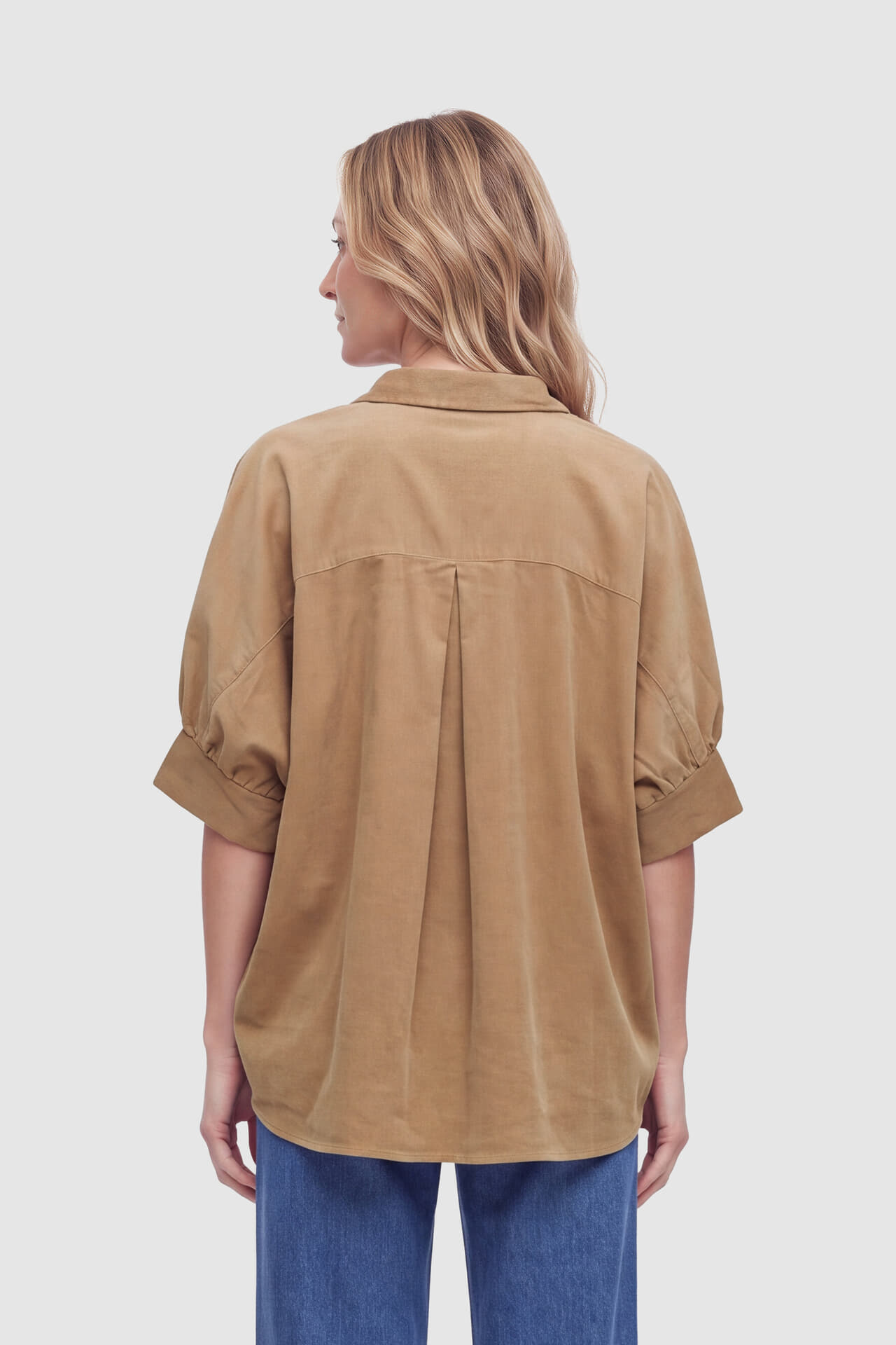 Tooday Blouse Dove Bruin dames