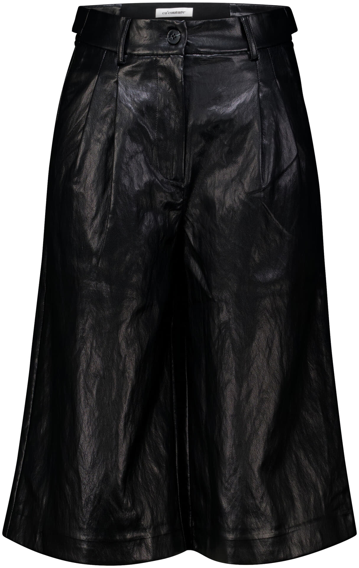 Co’couture Bermuda Gitt Pleat Zwart dames