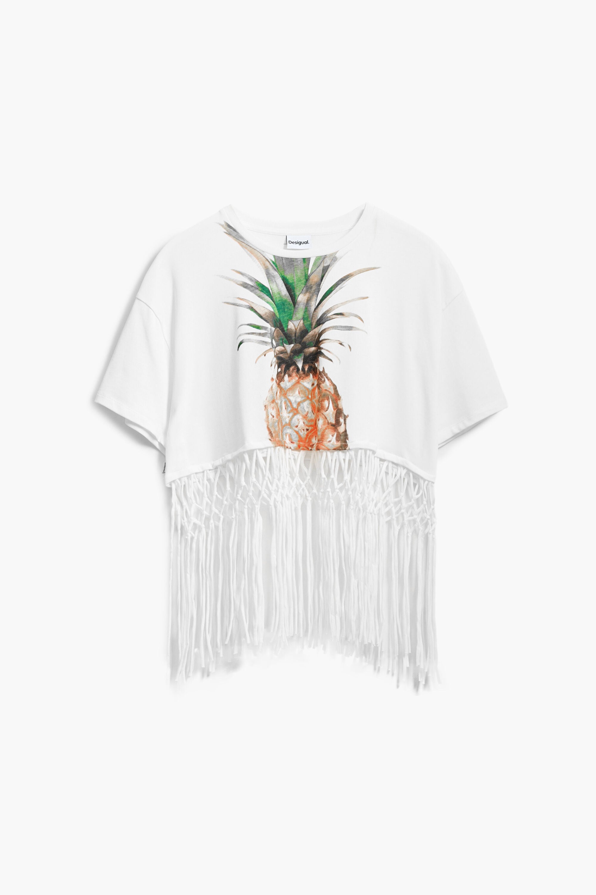 Desigual Cropped ananas T-shirt