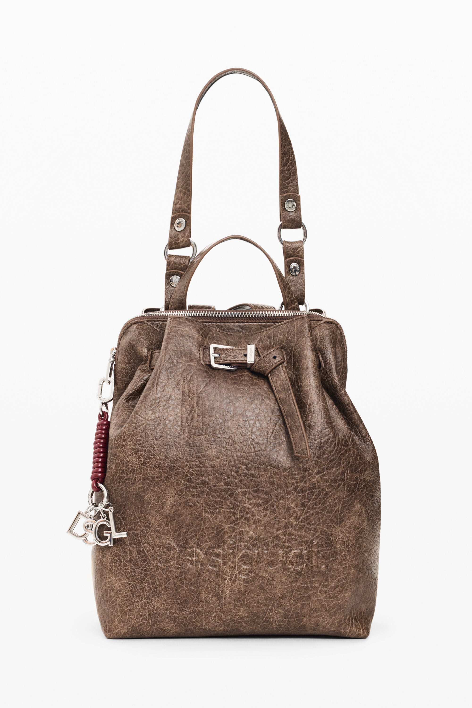 Desigual Middelgrote rugzak in bruin