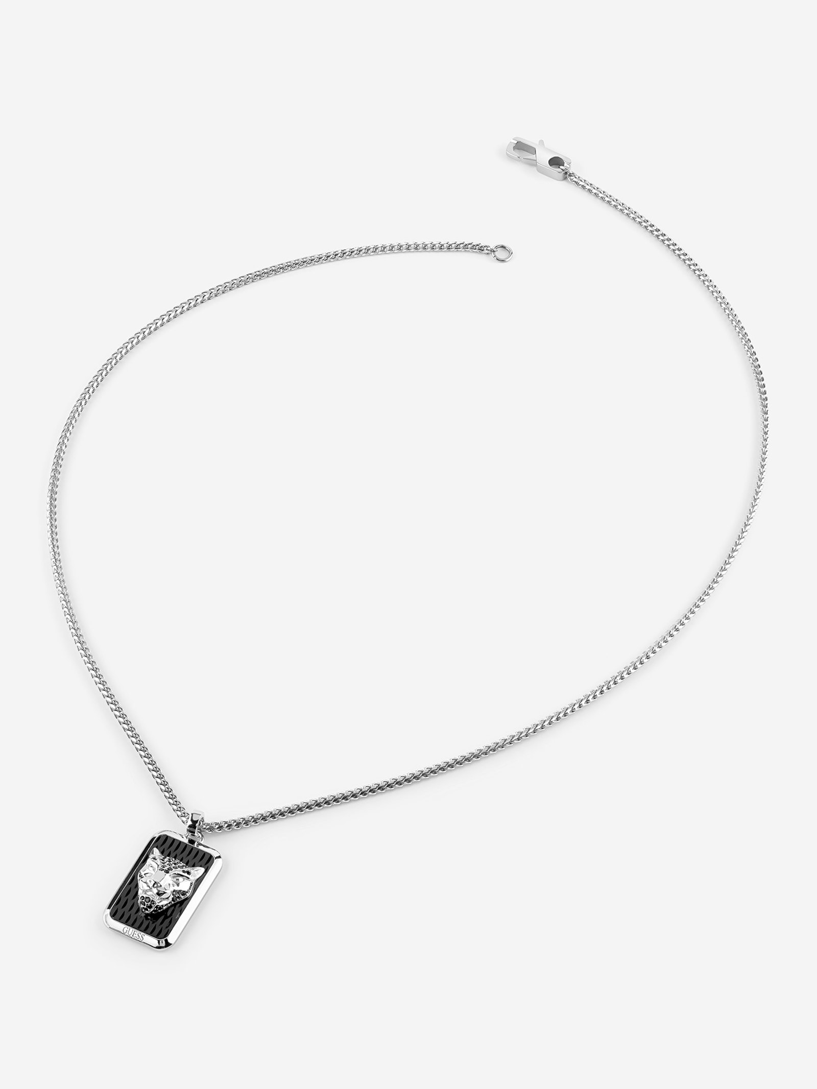 Guess Panther-Ketting in zilver