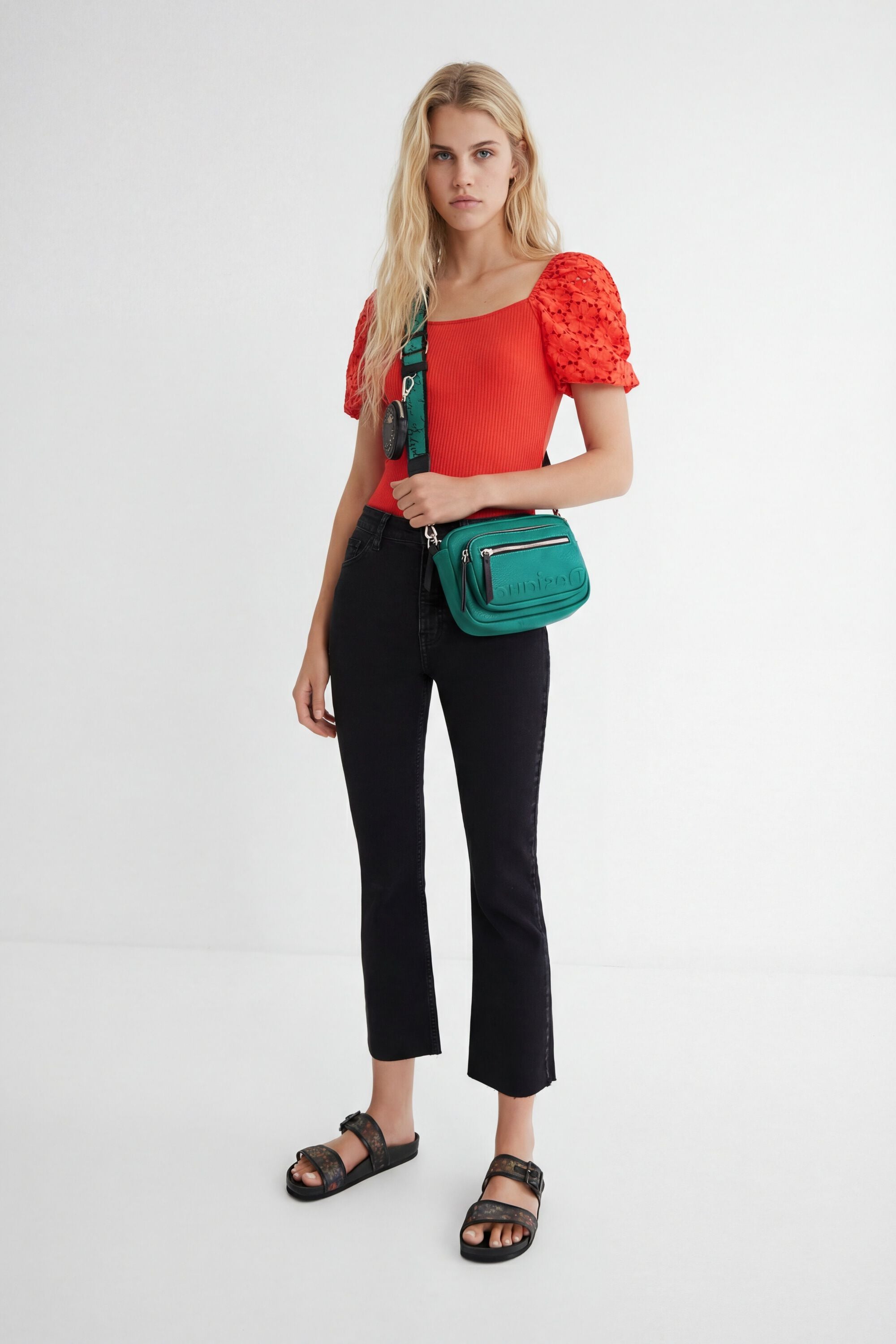Desigual Uitlopende enkeljeans