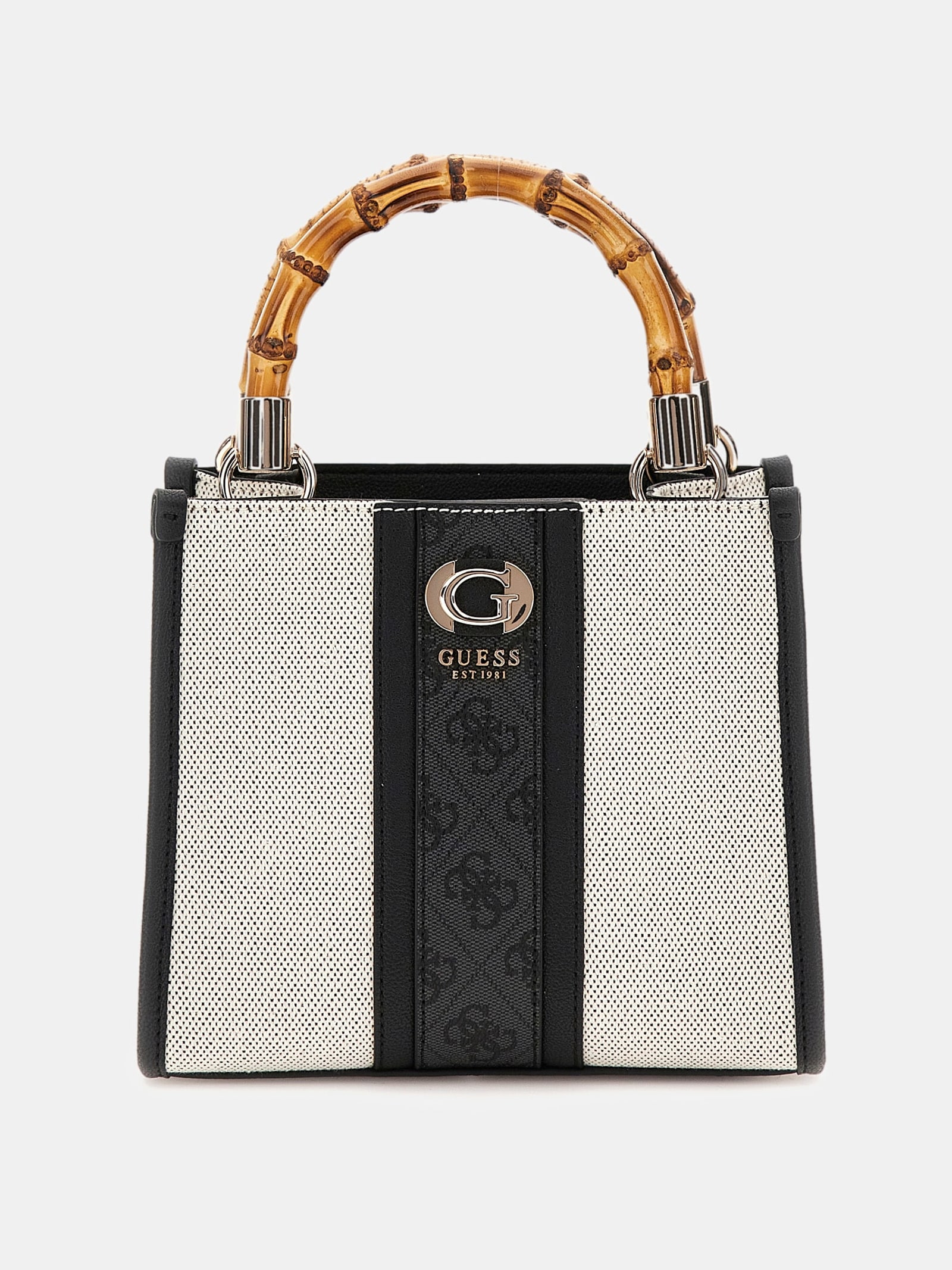 Guess Mini-Handtas Karima 4G-Logo in beige