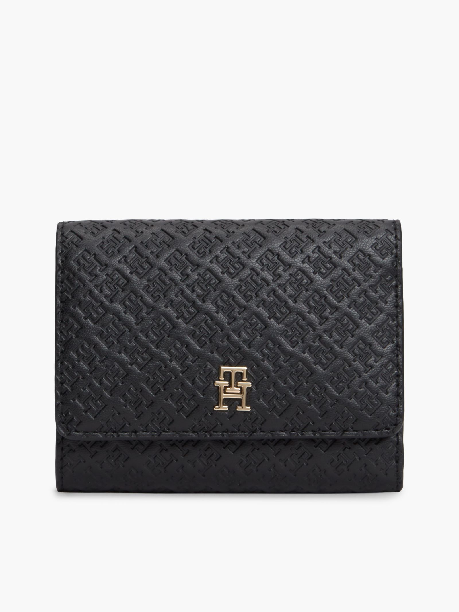 Tommy Hilfiger Hilfiger Icon Trifold Portemonnee met reliëf