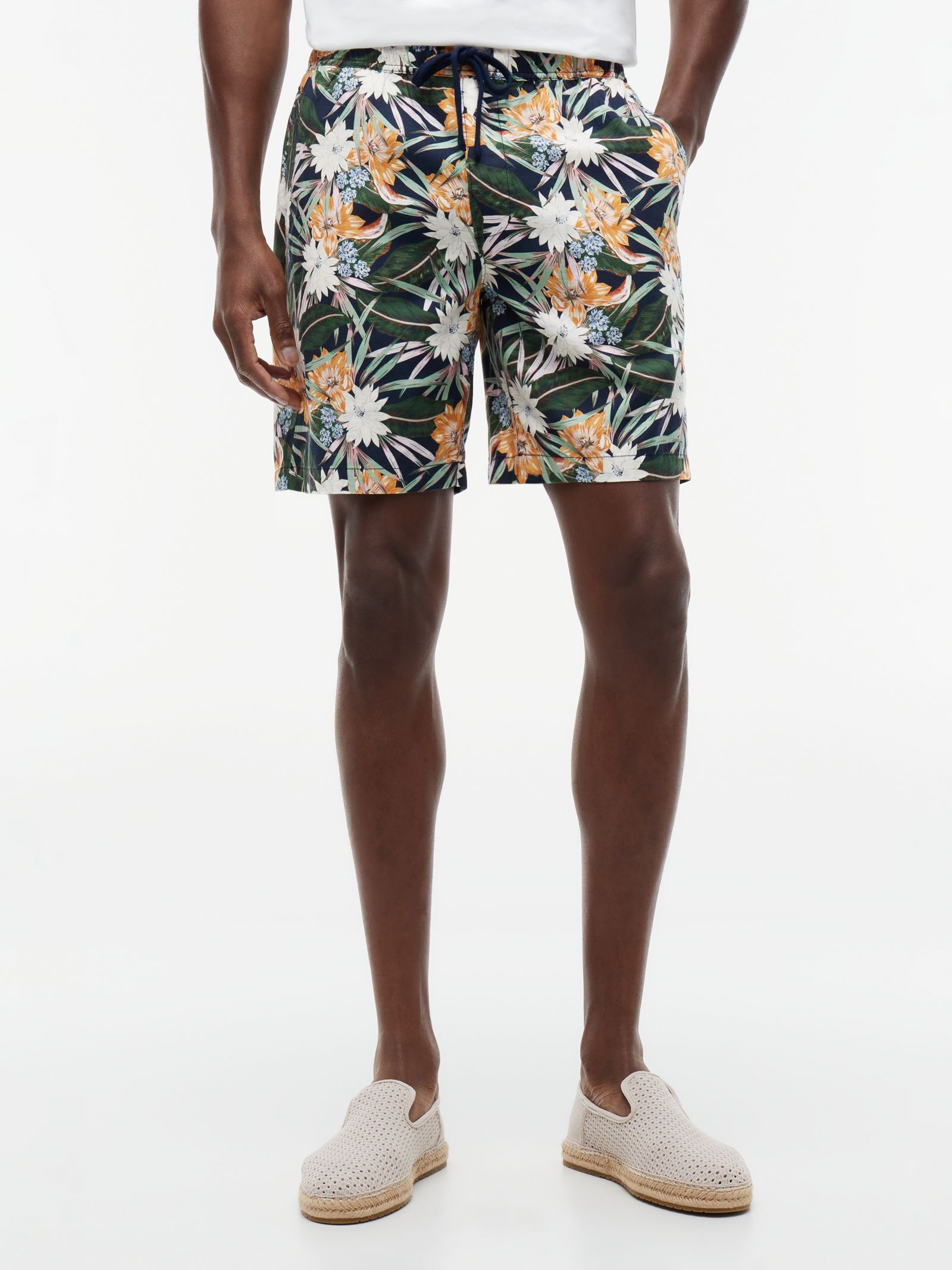 Tommy Hilfiger Dover Regular Straight Short met bloemenprint