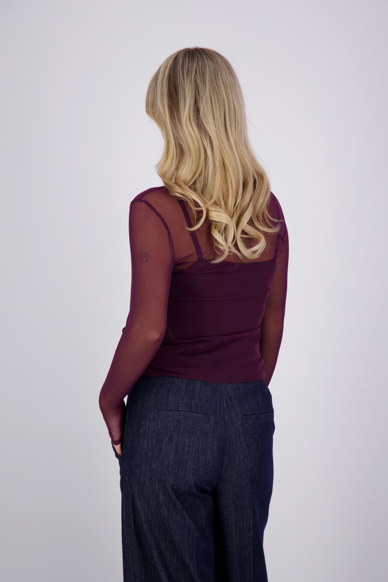 MSCH Copenhagen Top Janie Illenora Bordeaux Rood dames