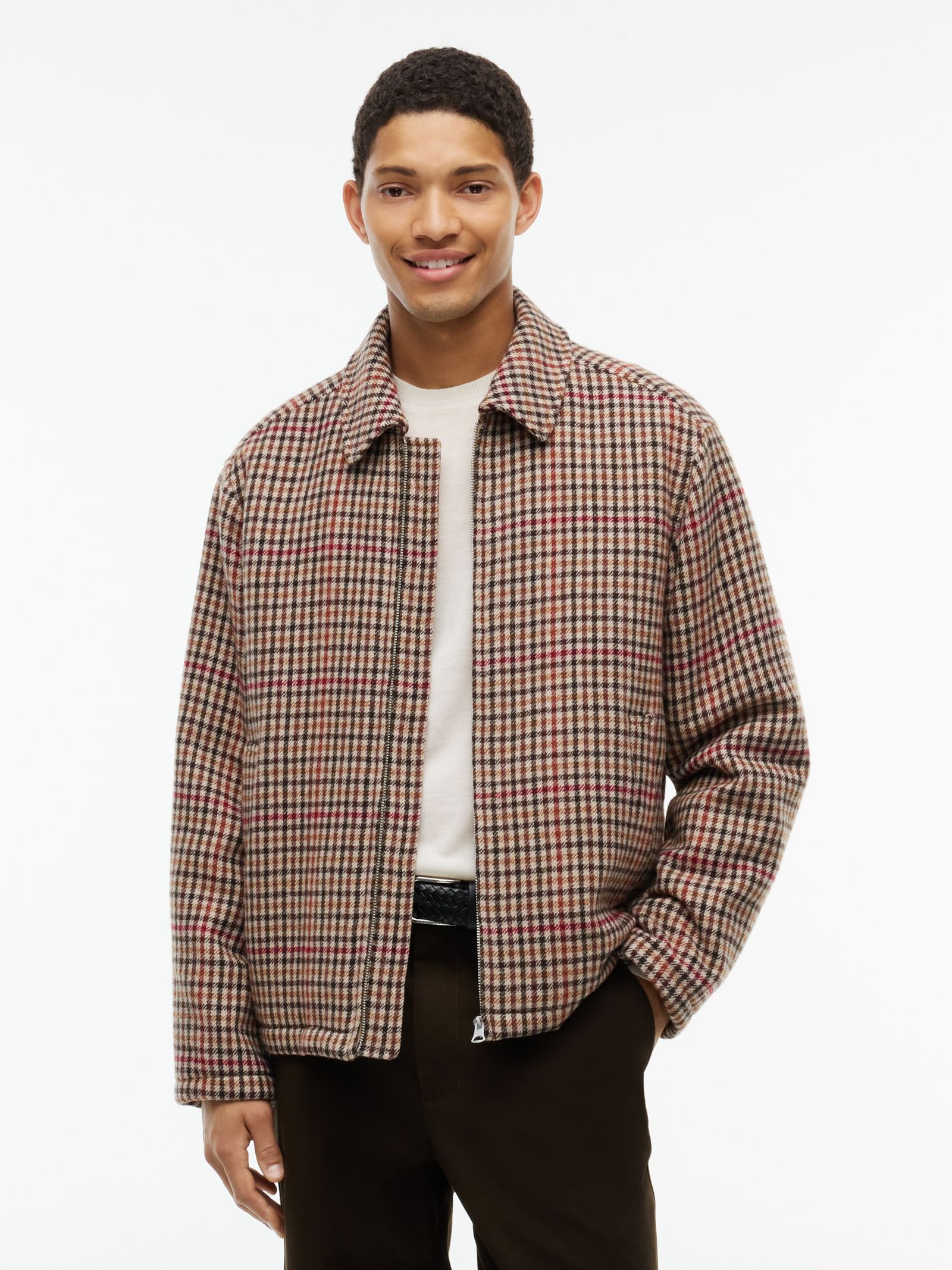 Tommy Hilfiger Ivy Jack van zuivere wol met ruit