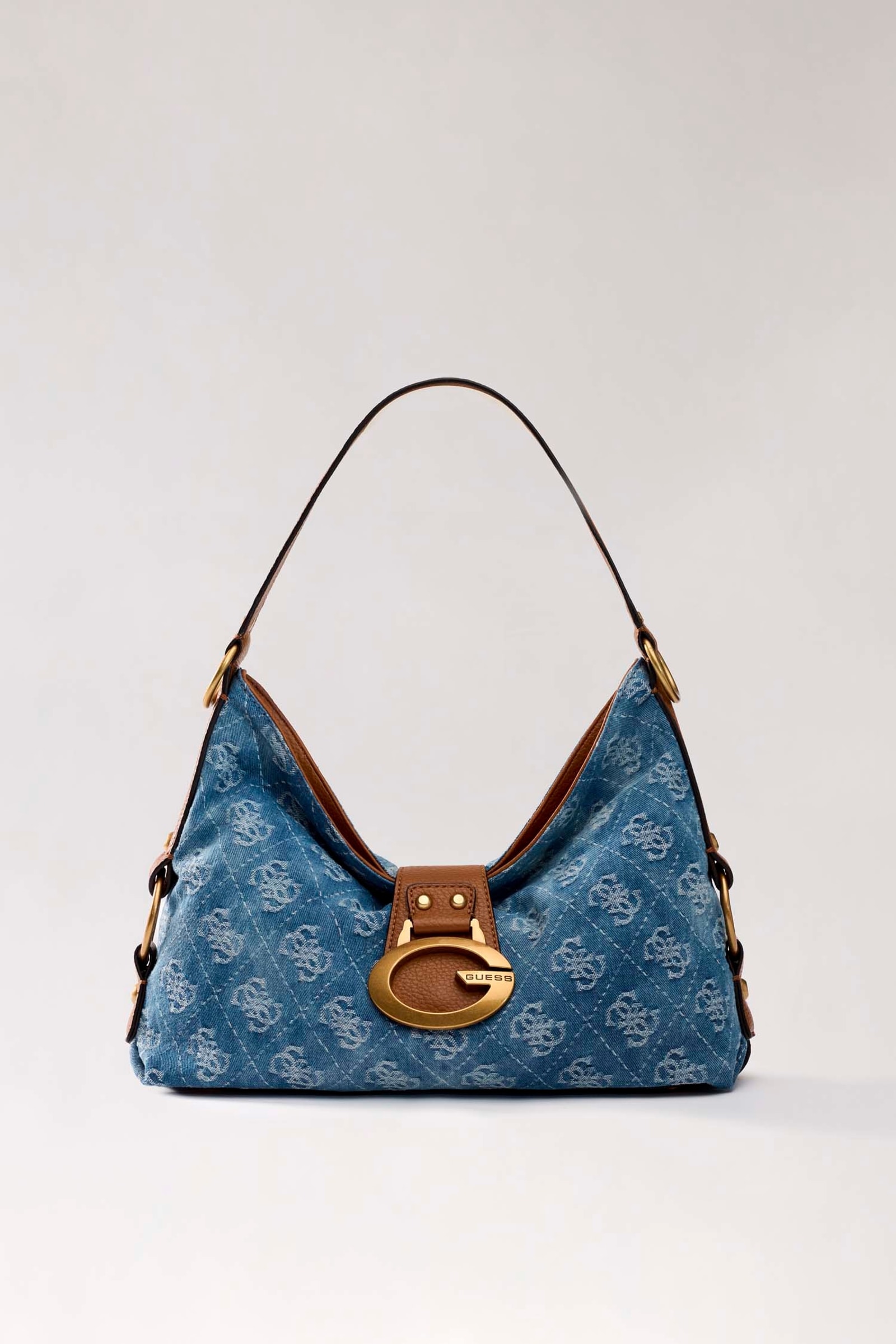 Guess Camden Grote Schoudertas in blauw