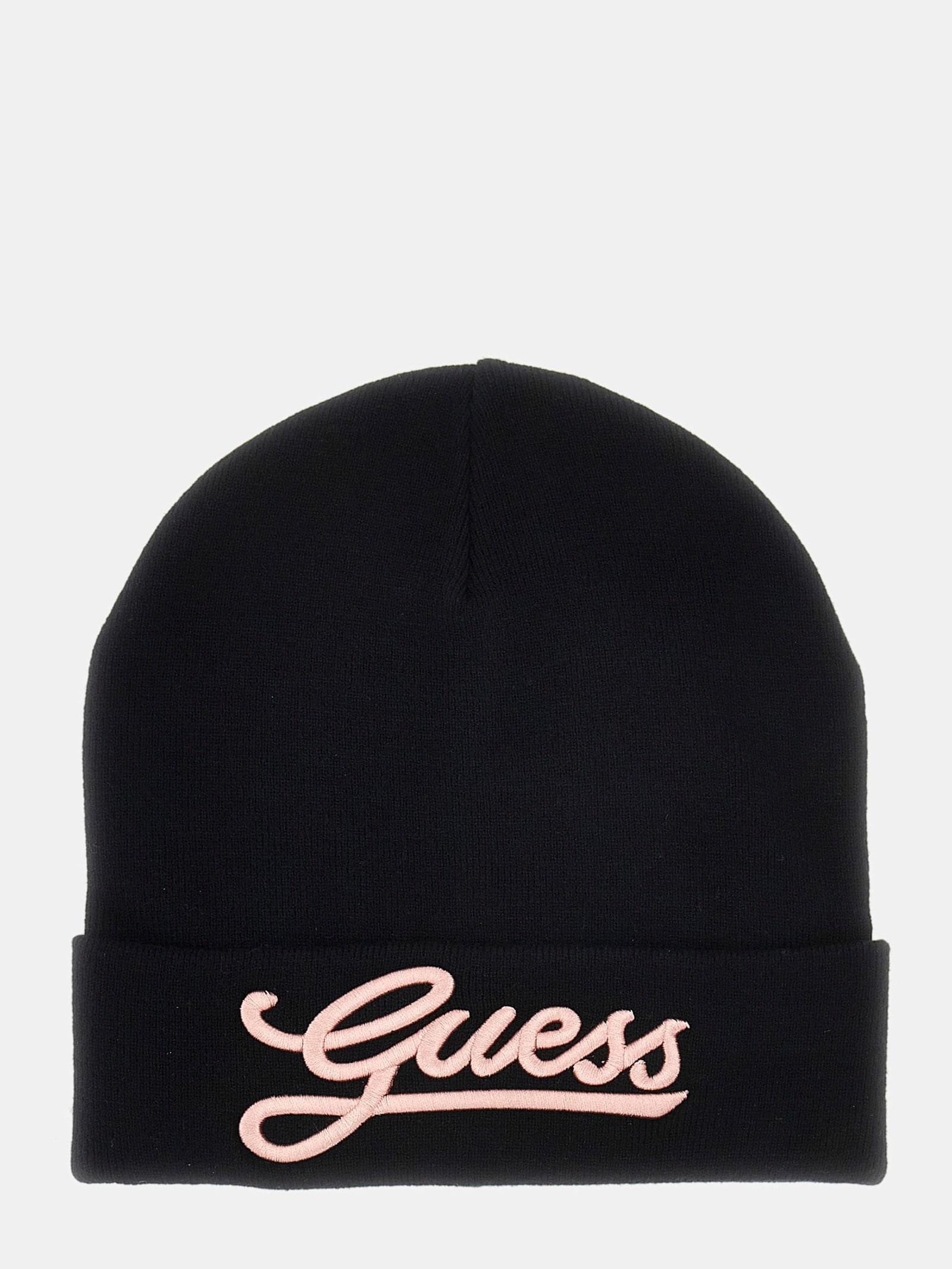 Guess Muts Geborduurd Logo in zwart