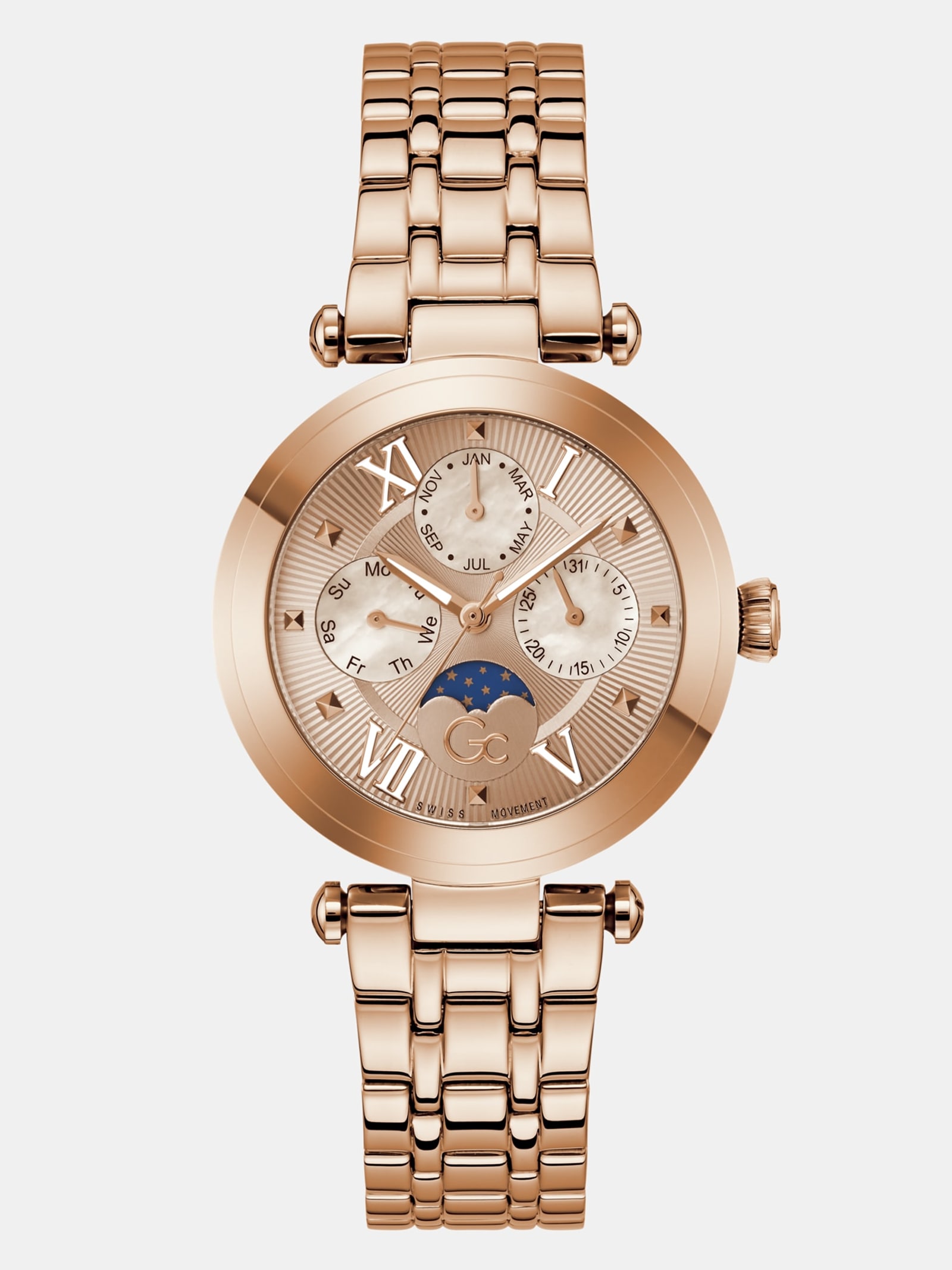 Guess Gc Roestvrijstalen Horloge 36 Mm in goud