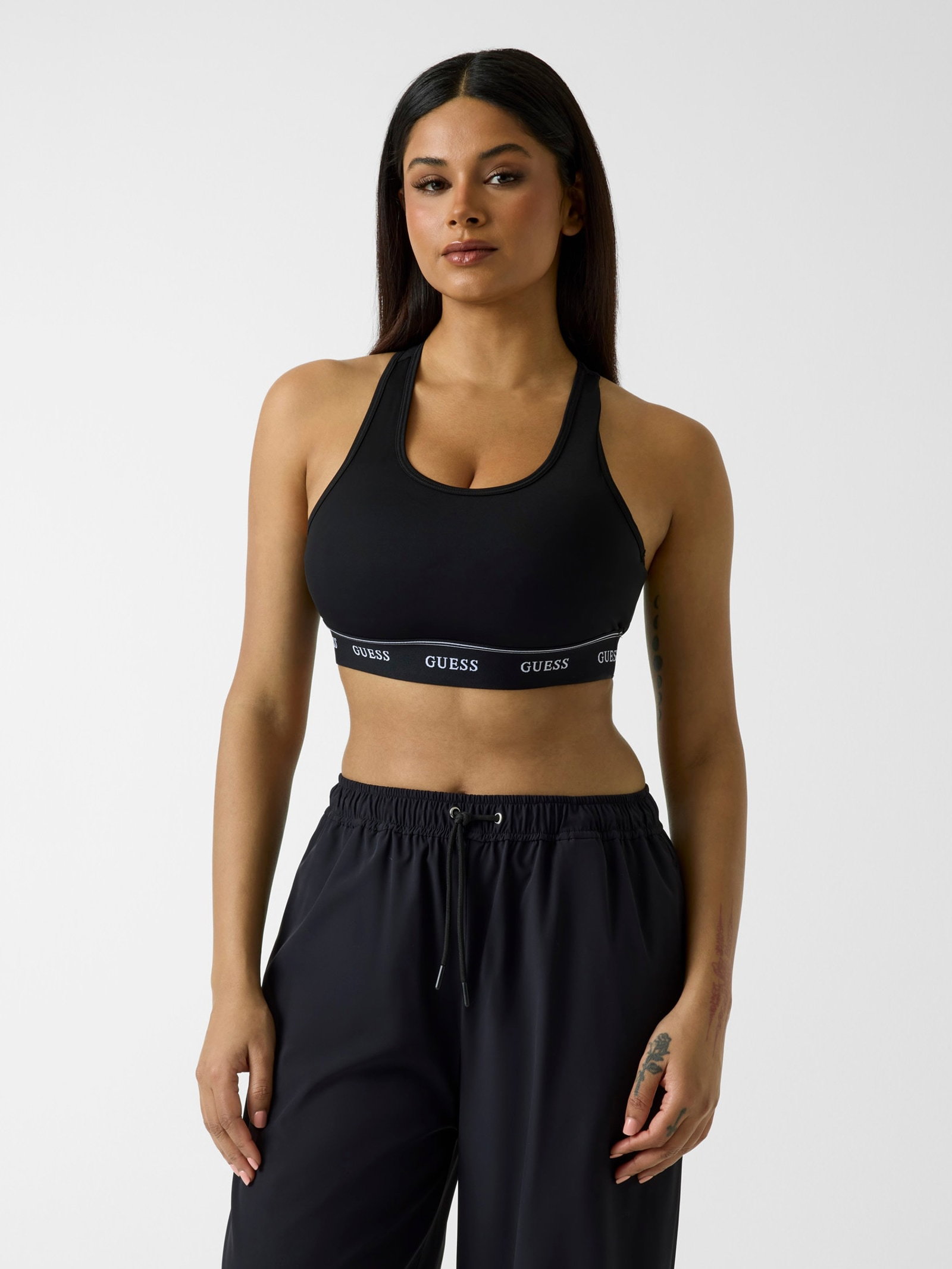 Guess Logo Tank Top in zwart