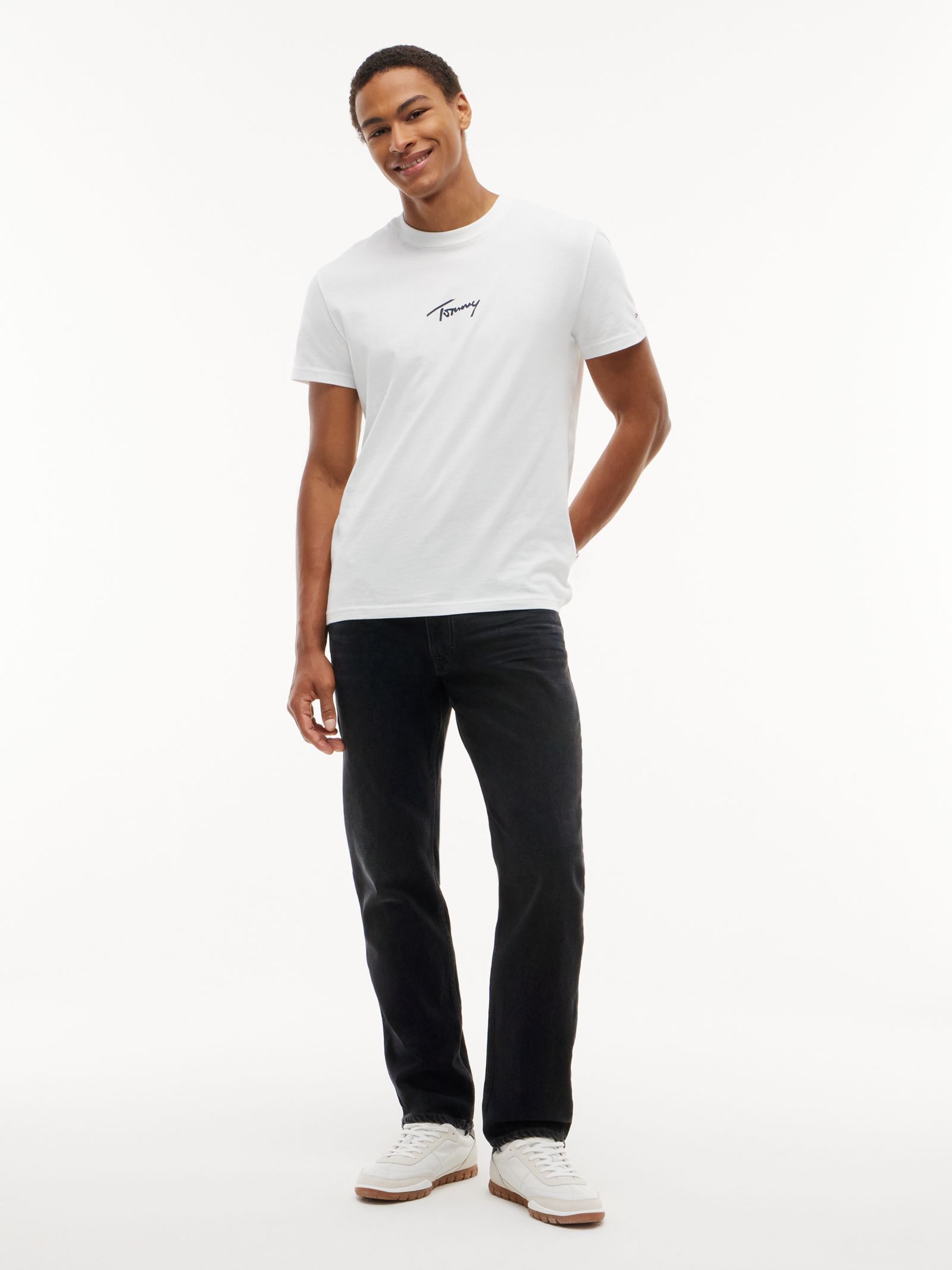 Tommy Jeans Ryan zwarte slim straight jeans in zwart