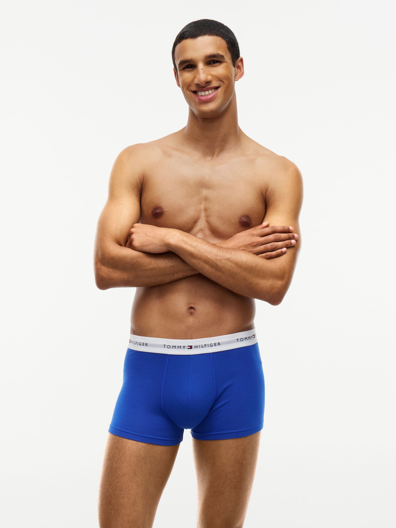 Tommy Hilfiger Set van 3 boxershorts met Signature logotaille in multicolor