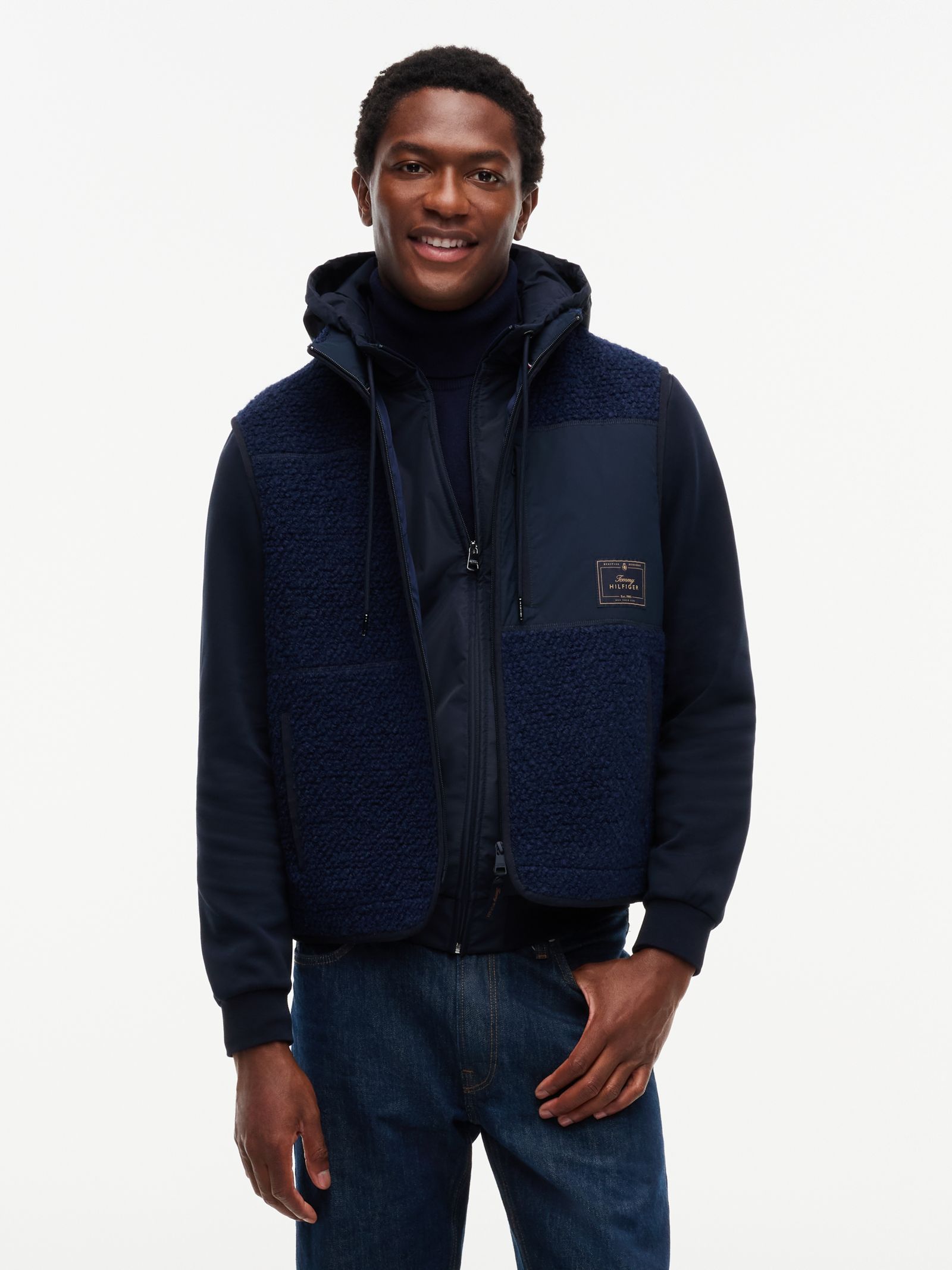 Tommy Hilfiger Wolmix teddy fleece bodywarmer
