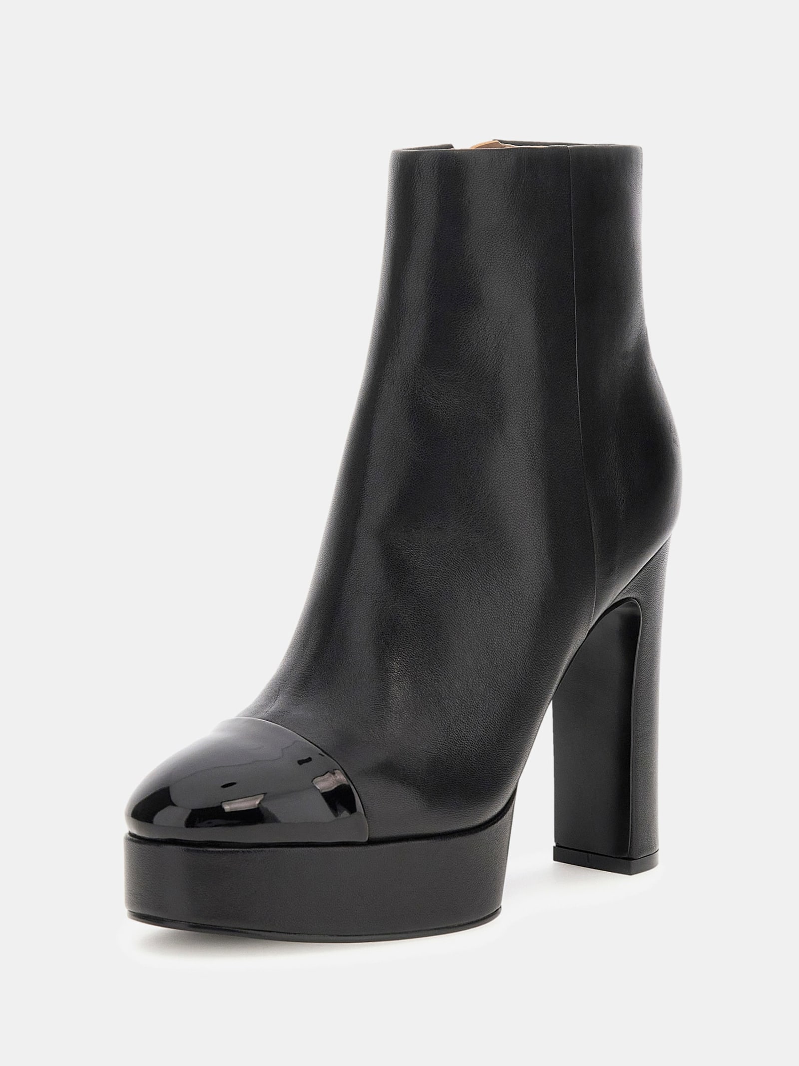 Guess Enkellaarsje Pernita Gemengd Leer