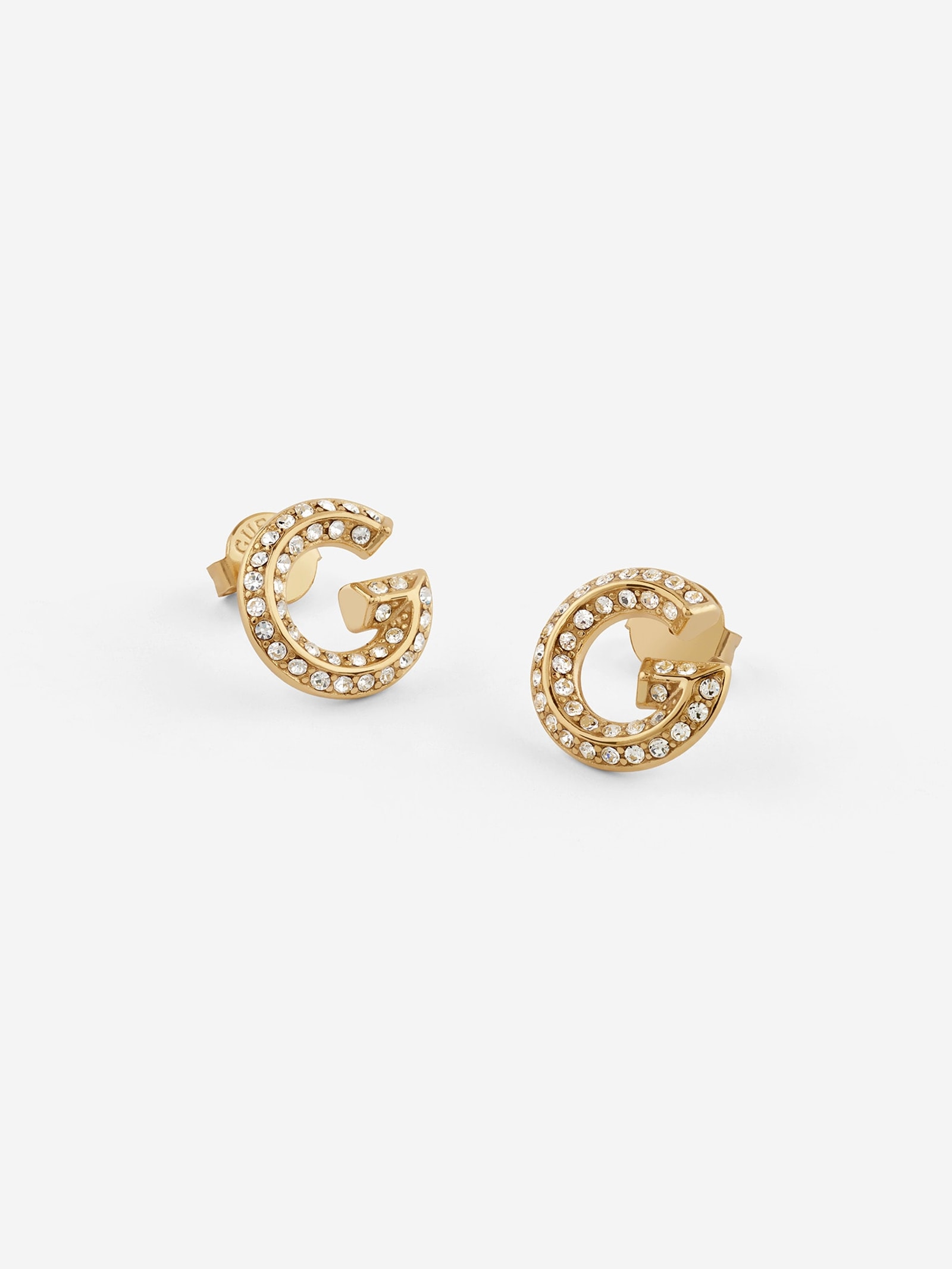 Guess Oorbellen G Crystal in goud