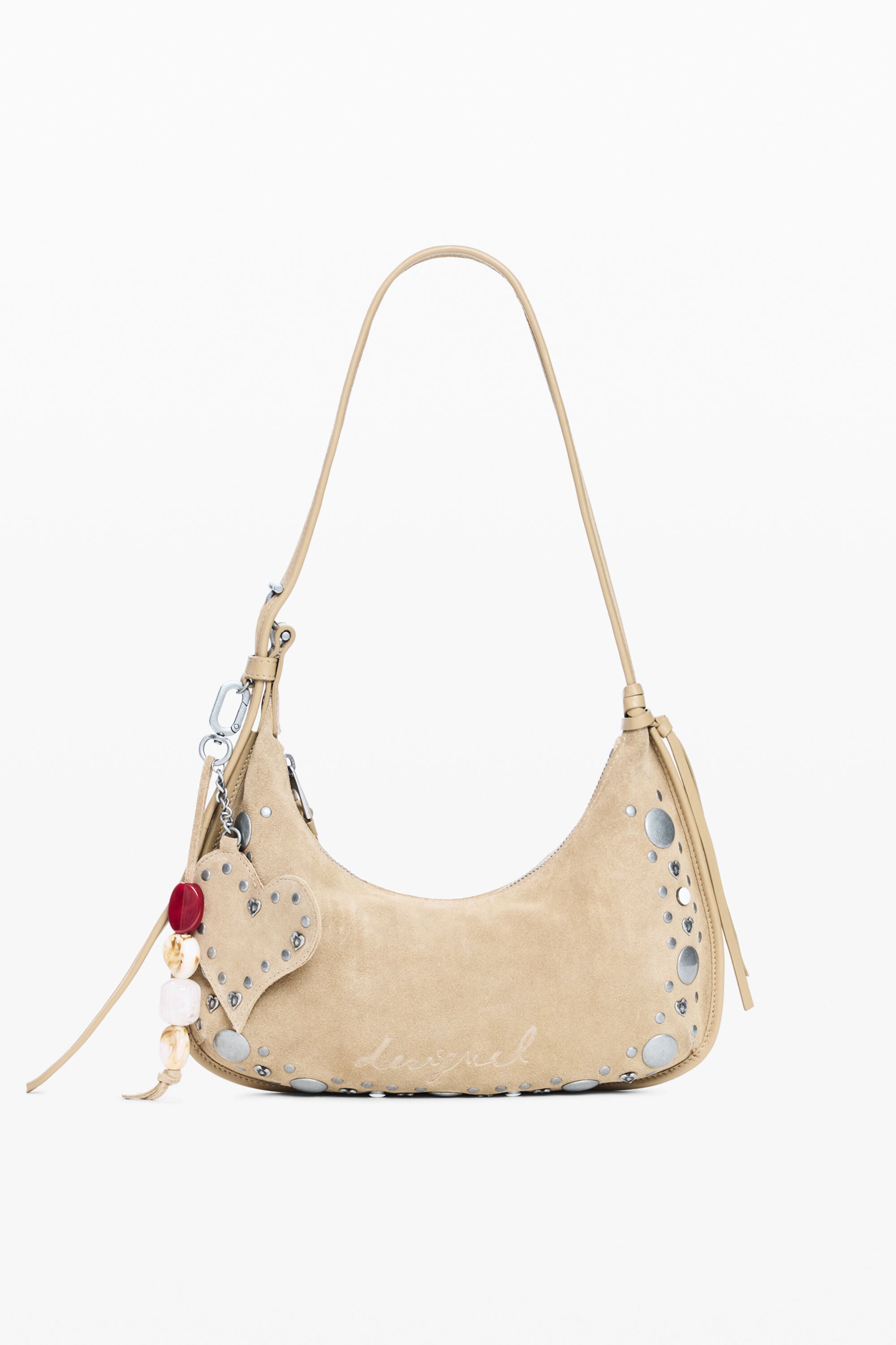 Desigual Kleine leren tas met studs