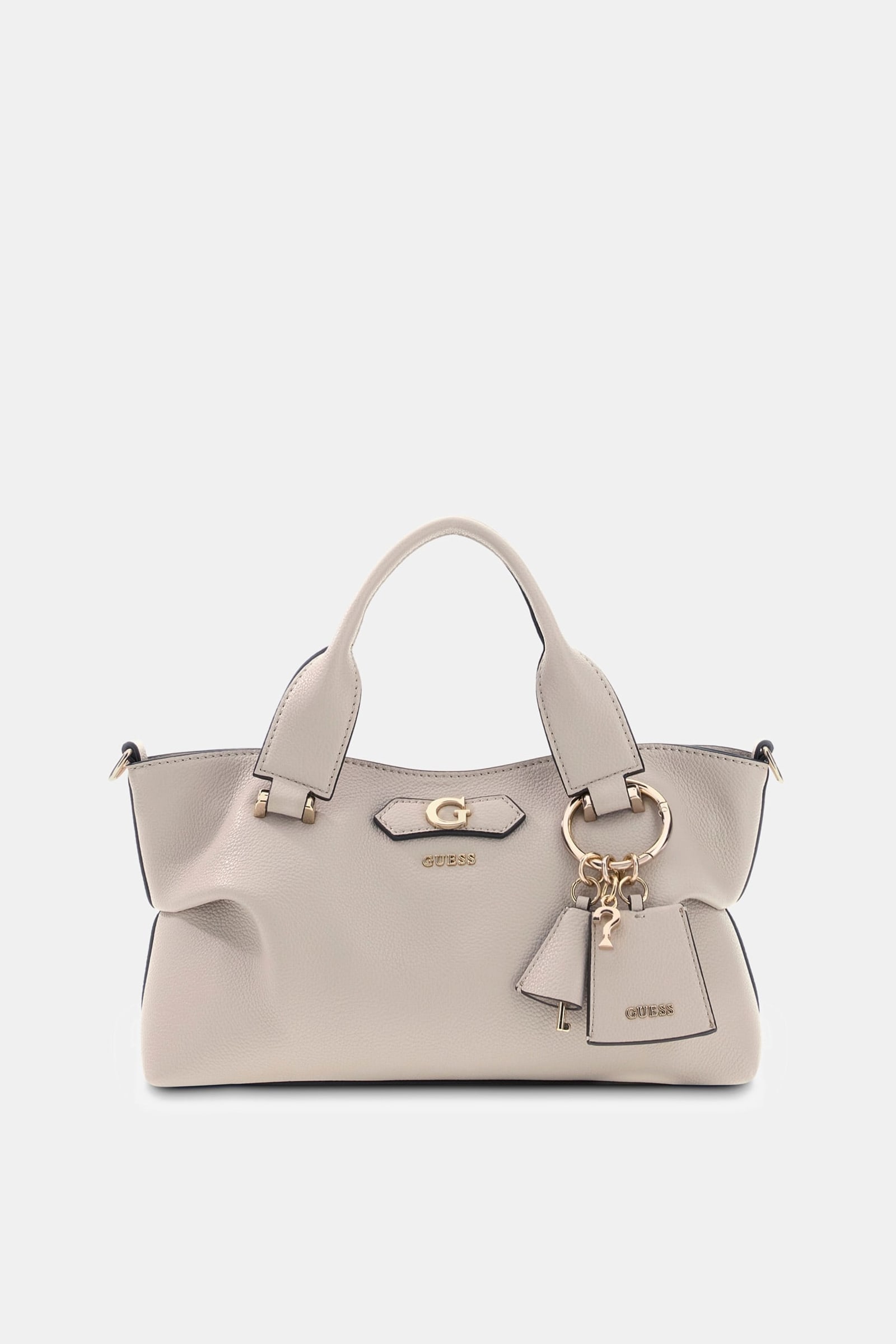 Guess Suzy Mini Satchel Tas in beige