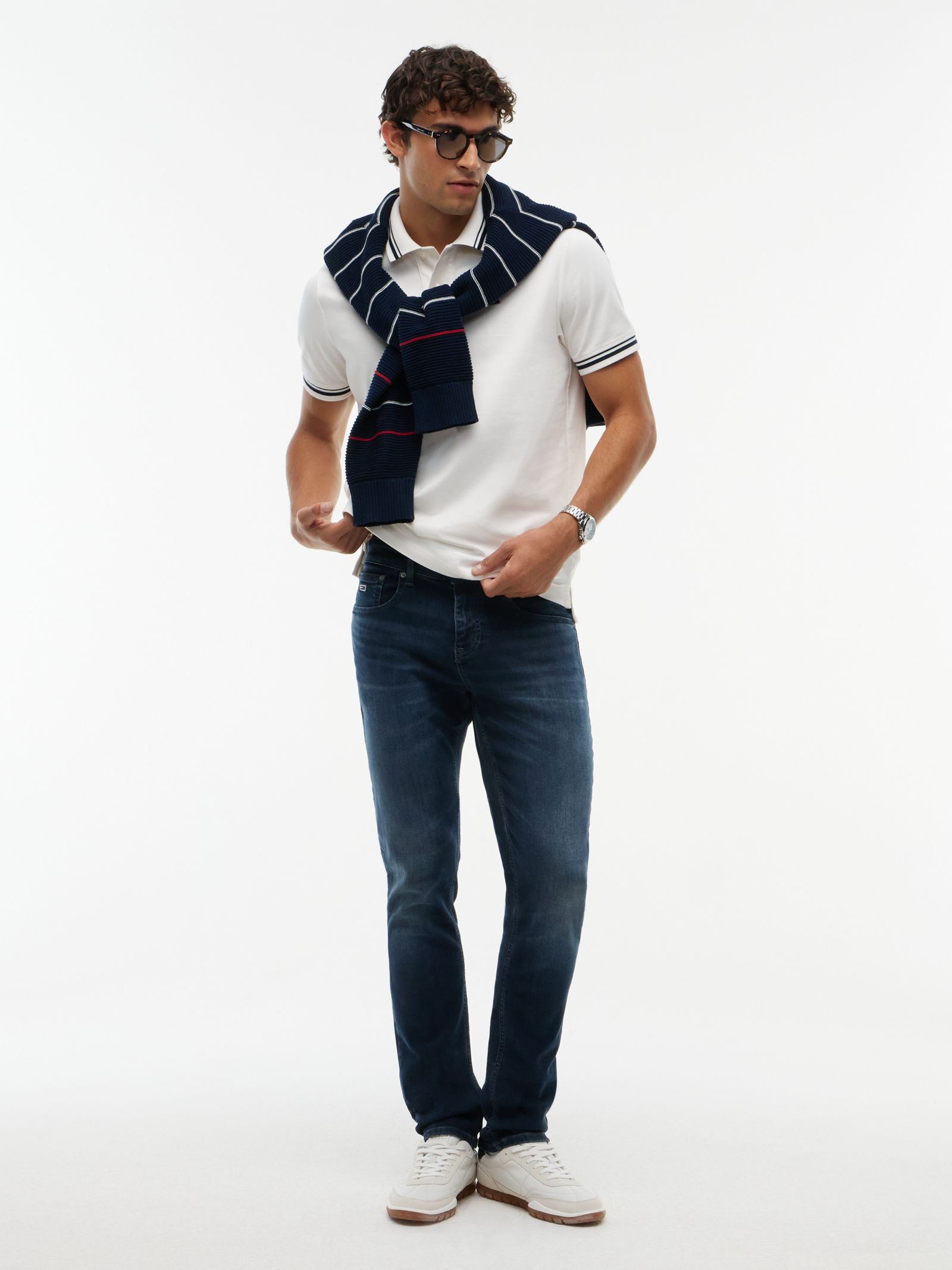 Tommy Jeans Scanton Slim Jeans met Fading in blauw
