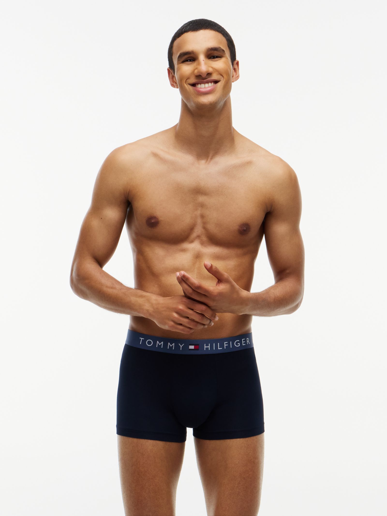 Tommy Hilfiger Set van 3 TH Original Boxershorts met Logotaille in marine