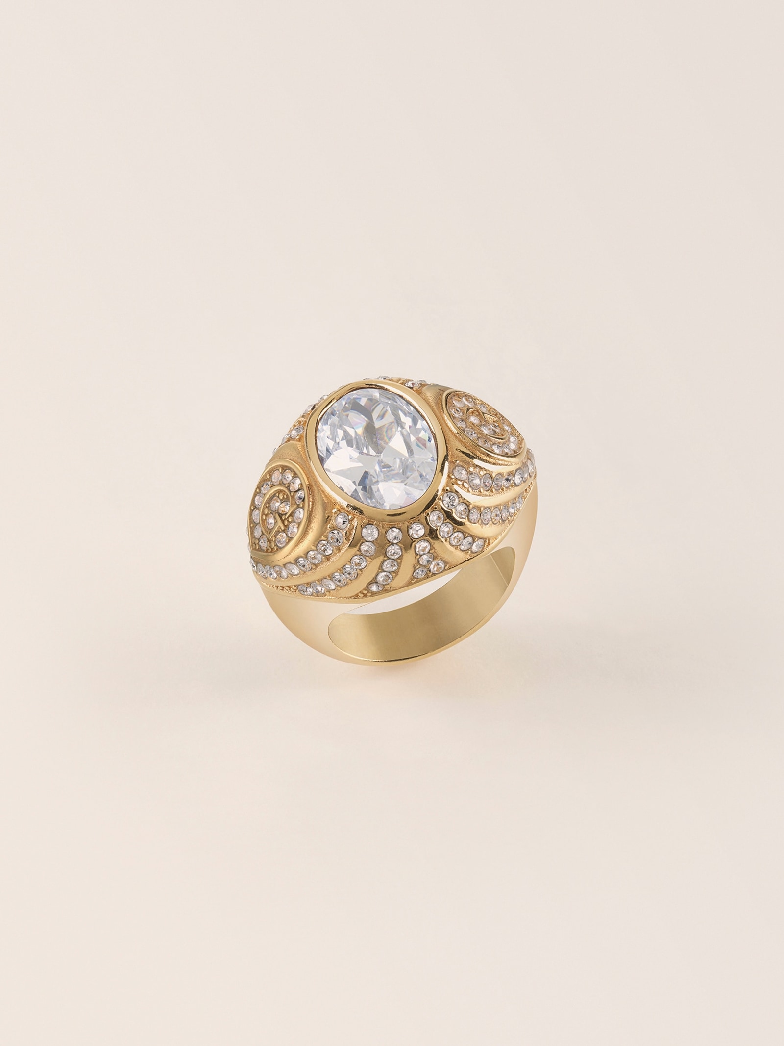 Guess Wild Orchid Ring in goud