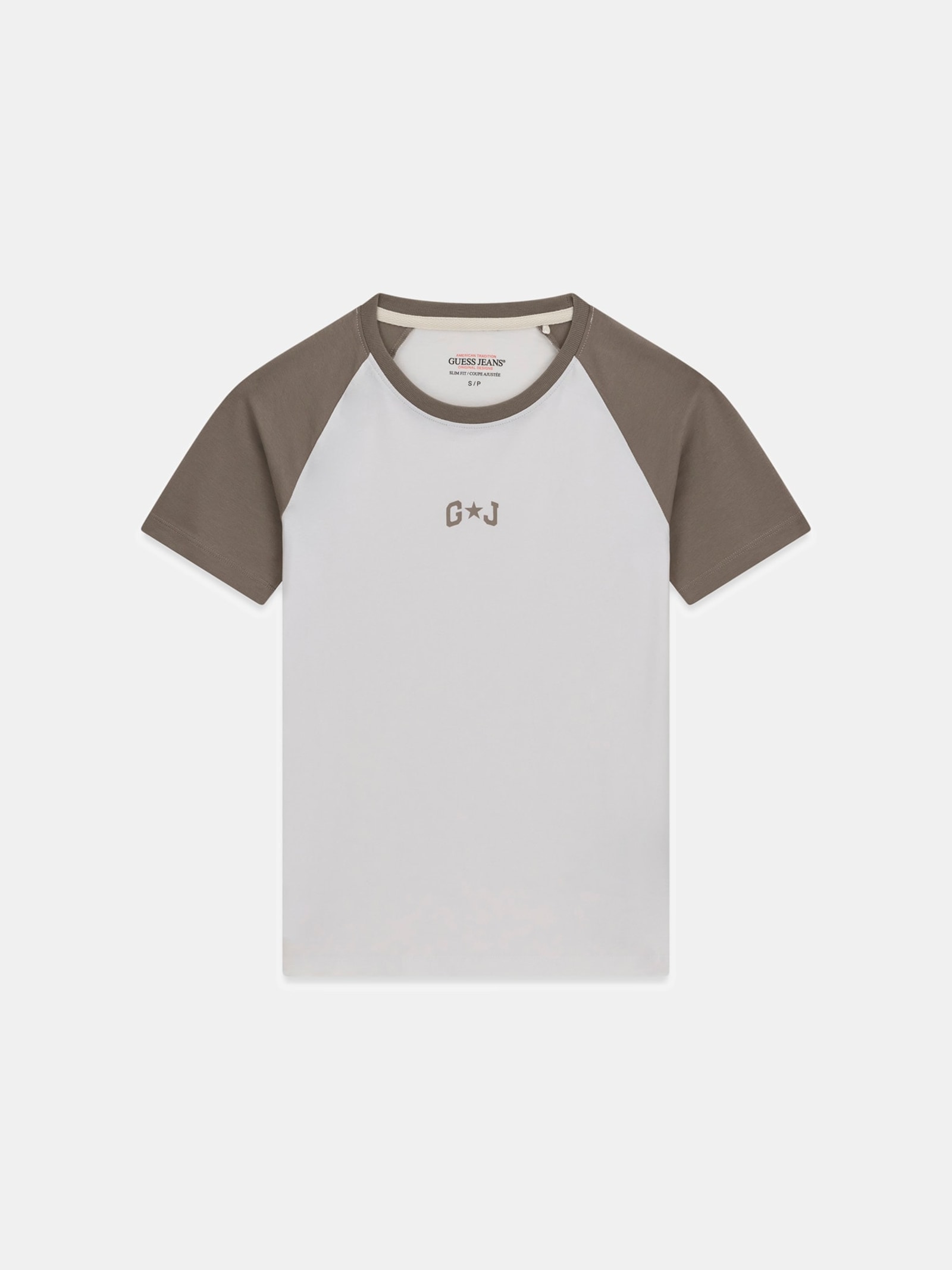 Guess Colorblock T-Shirt in wit