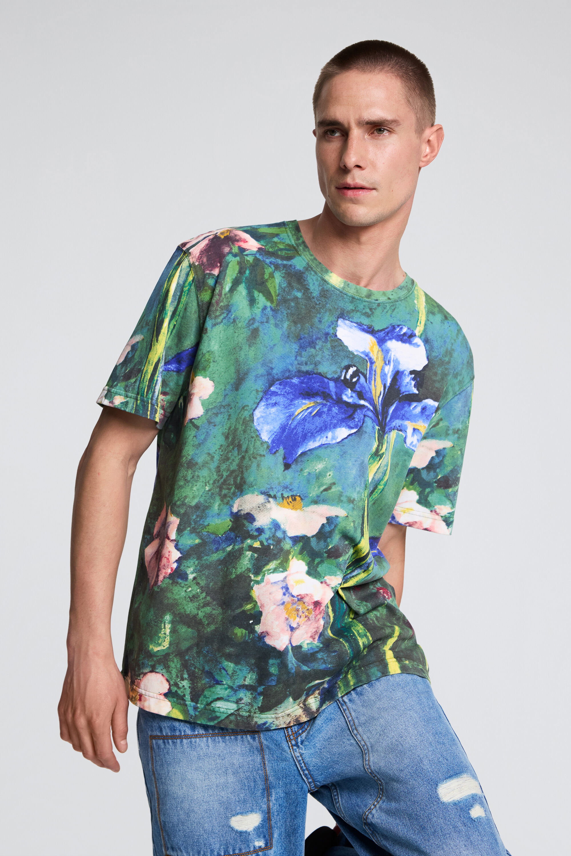 Desigual Bloemen T-shirt
