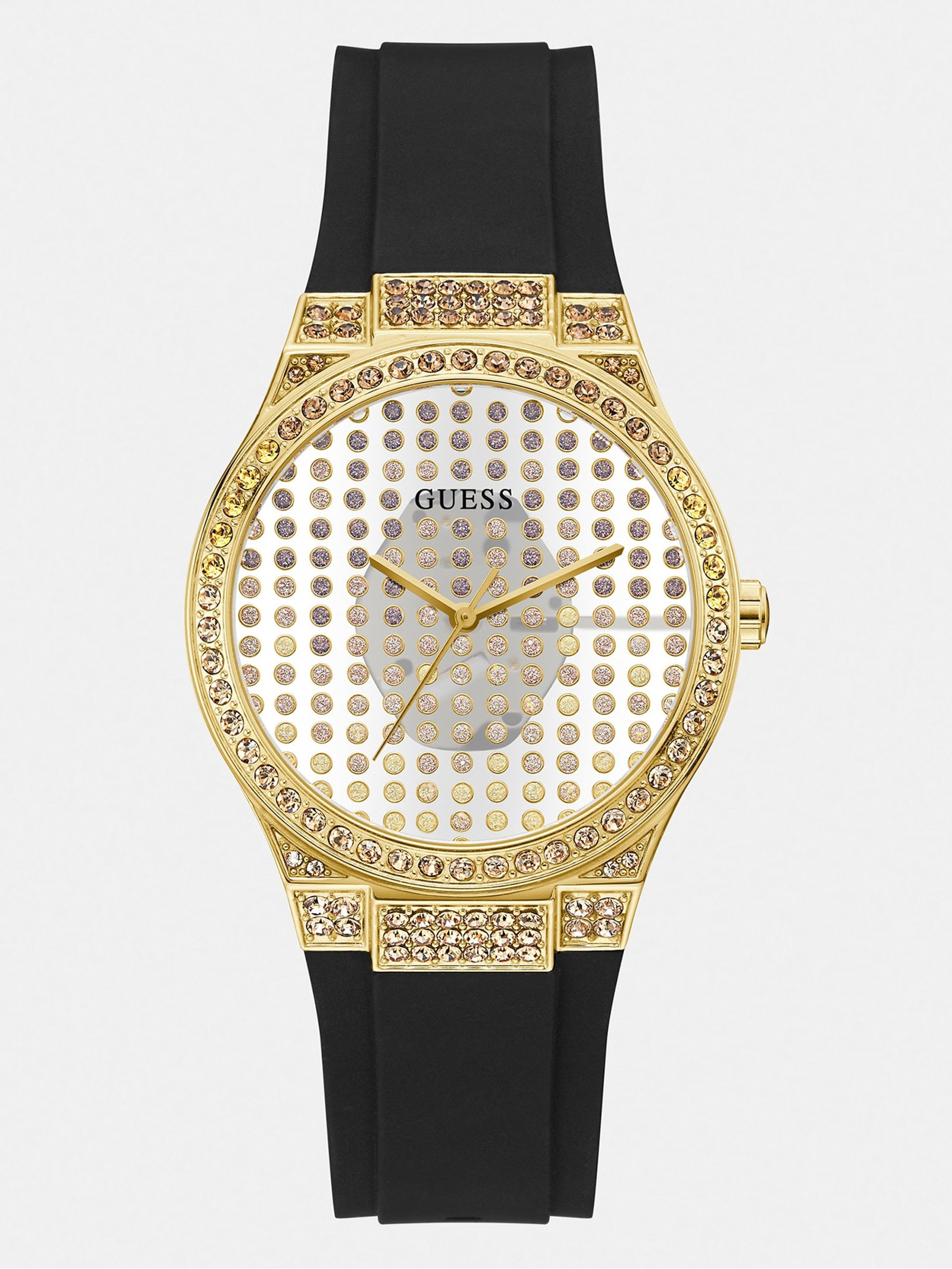 Guess Analoog Horloge Kristallen