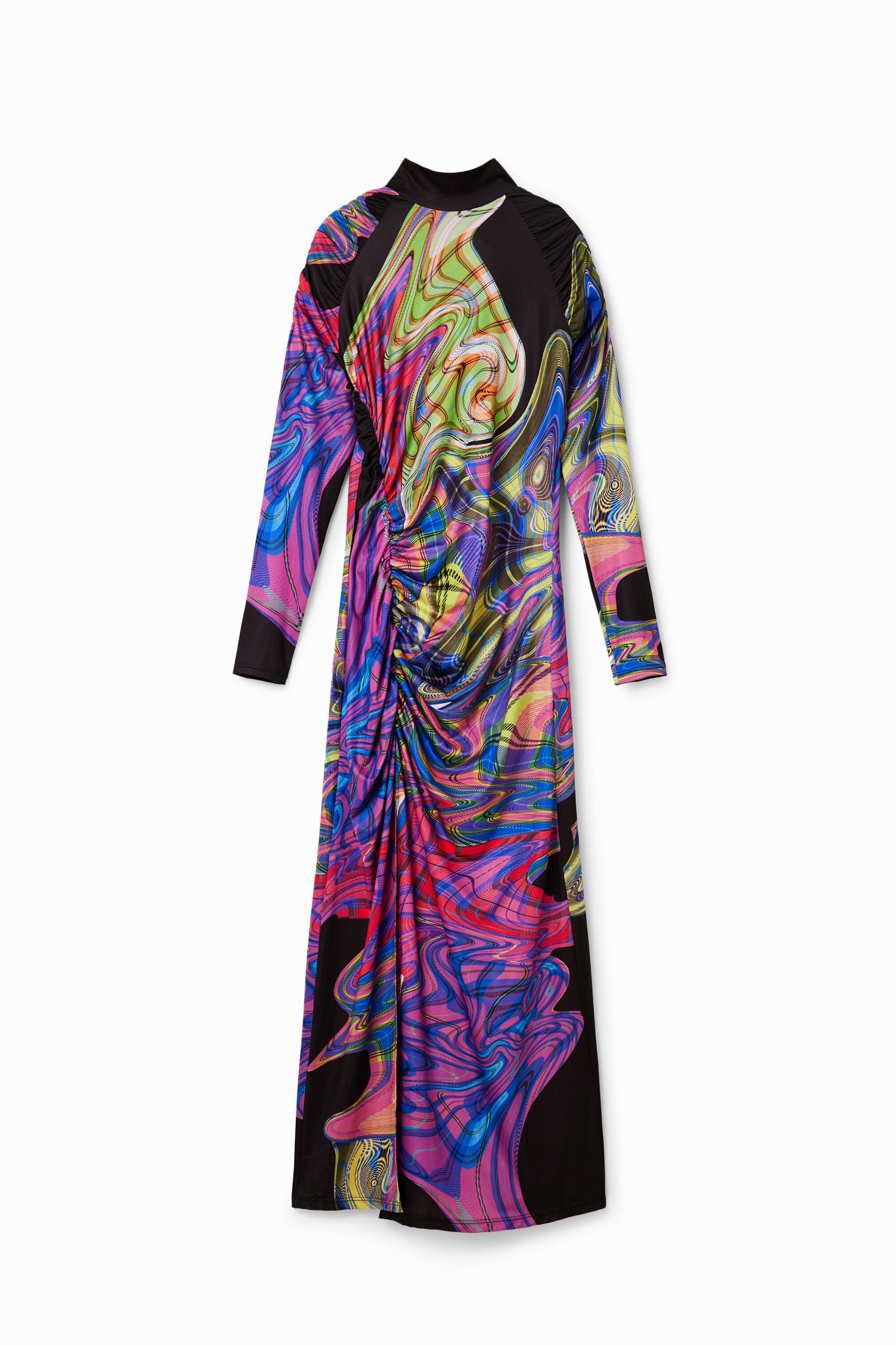 Desigual Slim fit midi-jurk María Escoté in multicolor