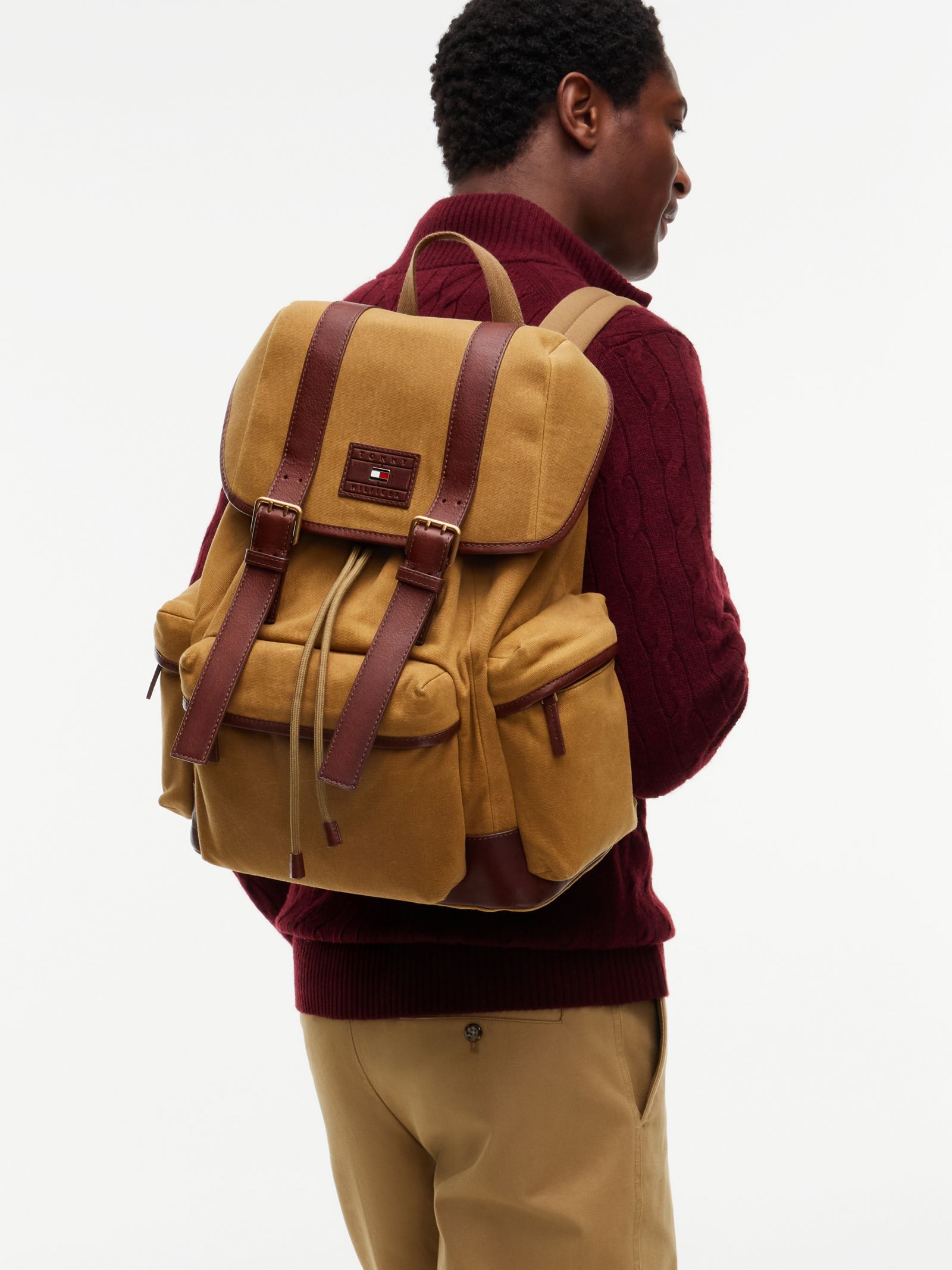 Tommy Hilfiger Rugzak met flapsluiting en logopatch