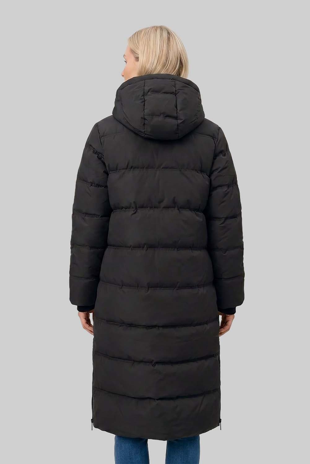 Covered Jas Julia Zwart dames