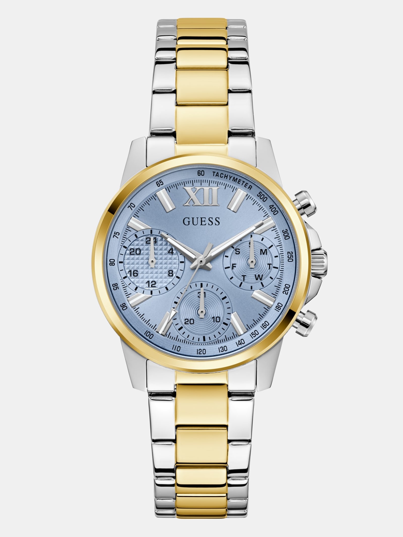 Guess Multifunctioneel Roestvrijstalen Horloge 36 Mm