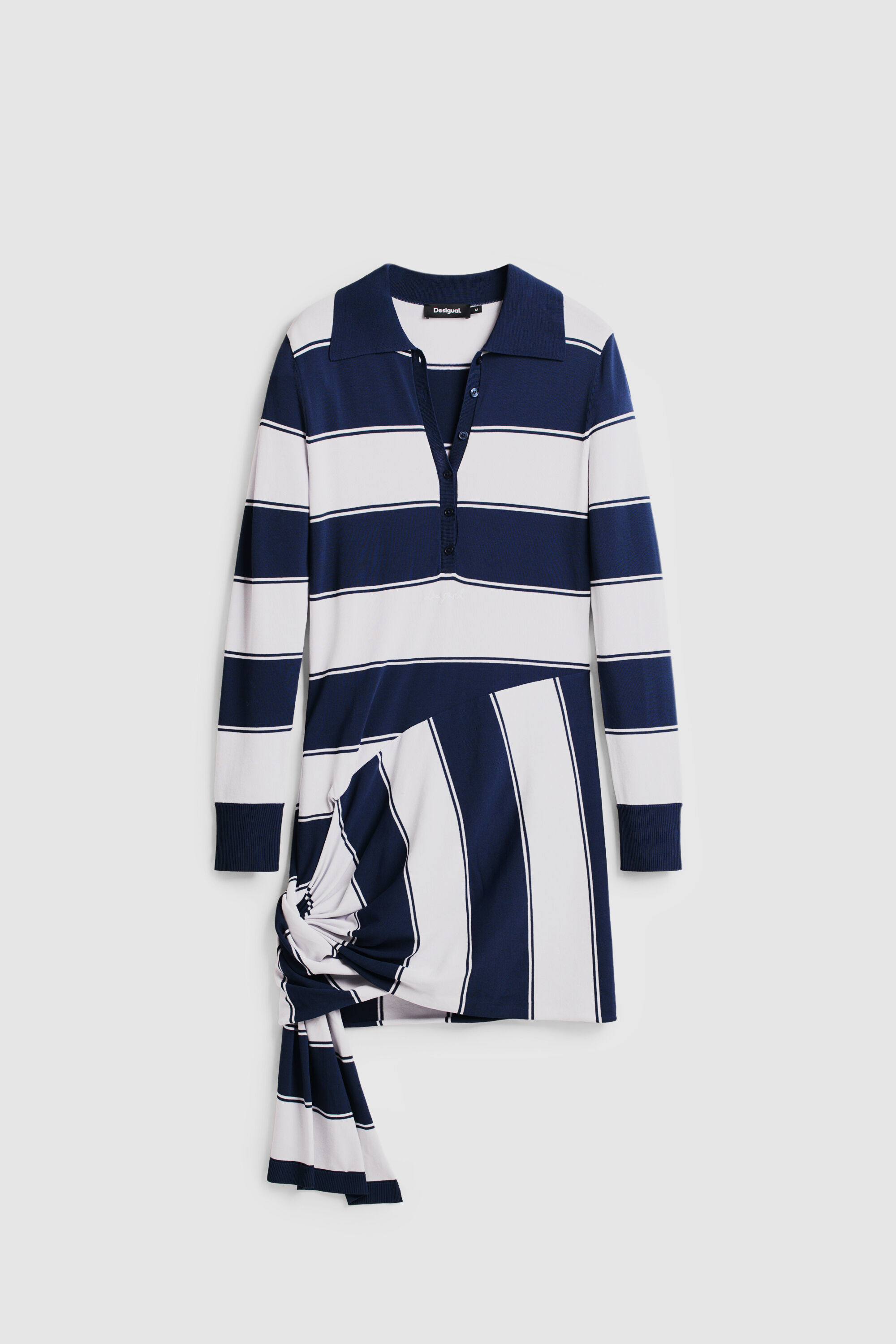 Desigual Gestreepte polojurk in marine