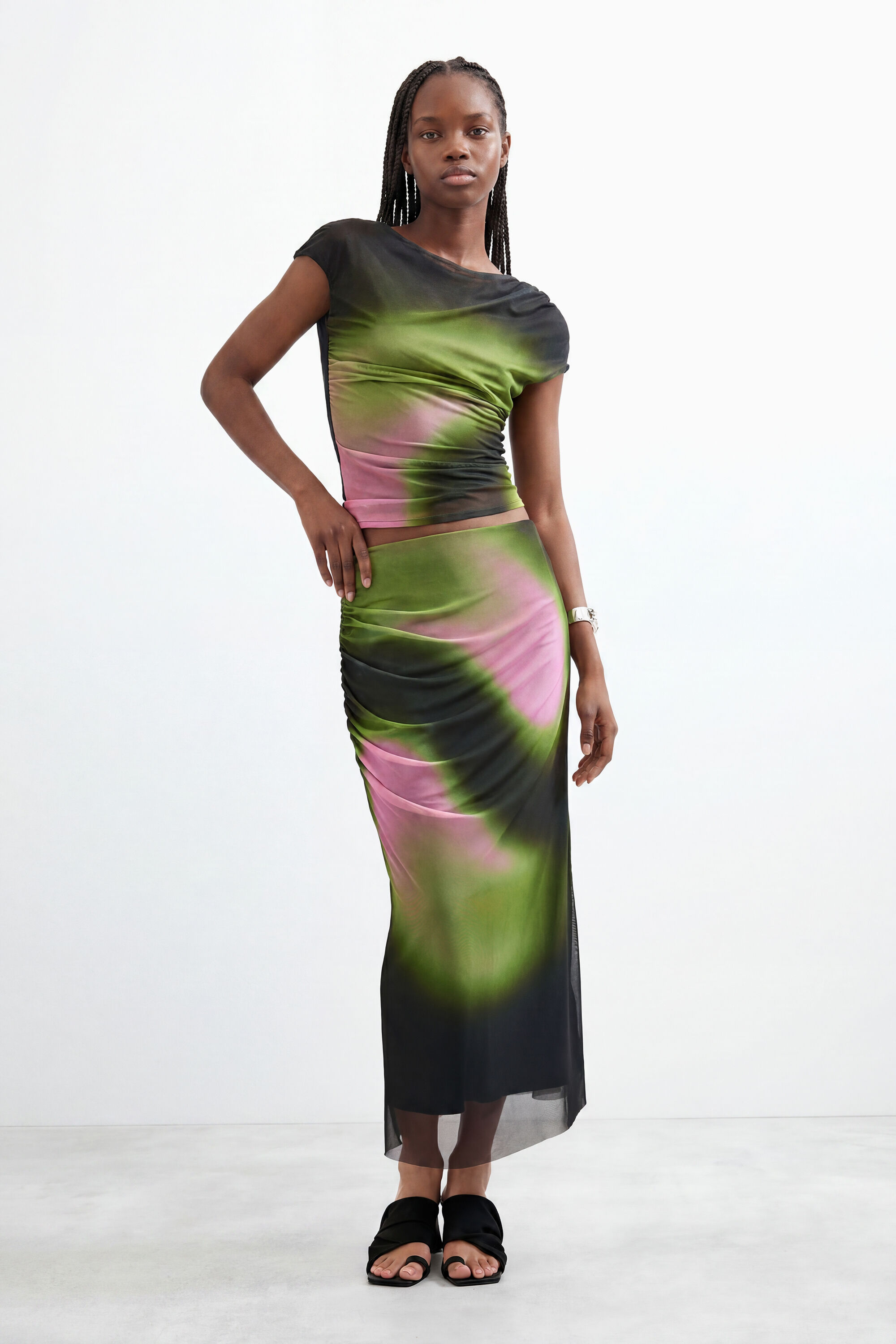 Desigual Kokerrok van tricot