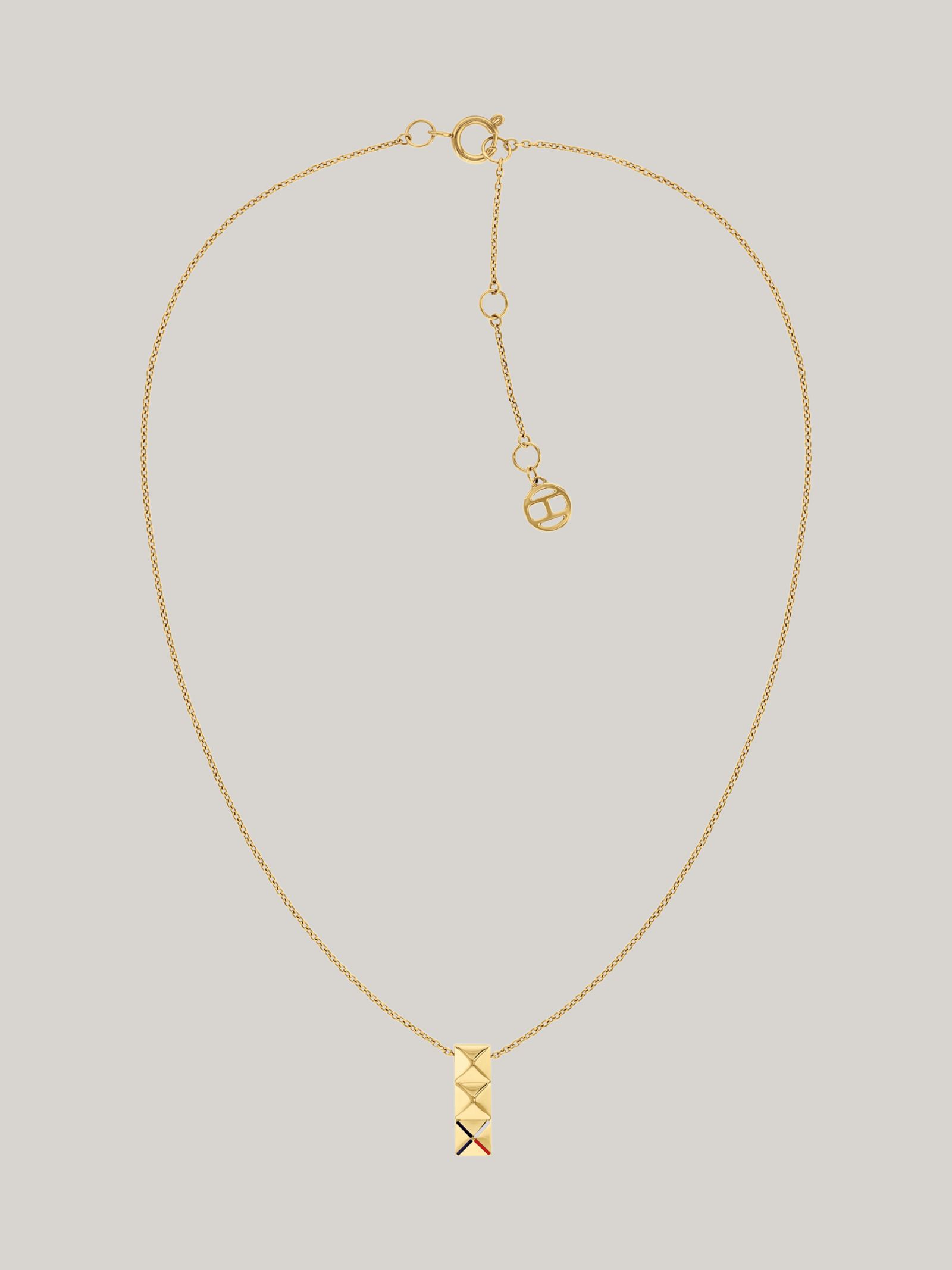 Tommy Hilfiger Vergulde ketting met hanger in goud