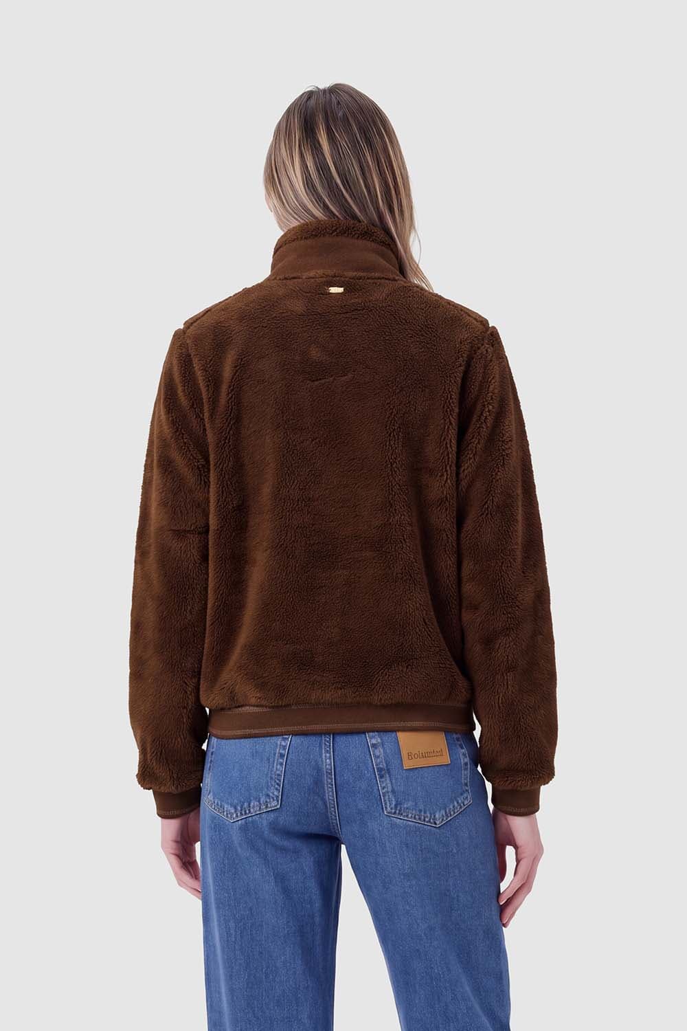 HV Society Vest Kaia Fleece Bruin dames
