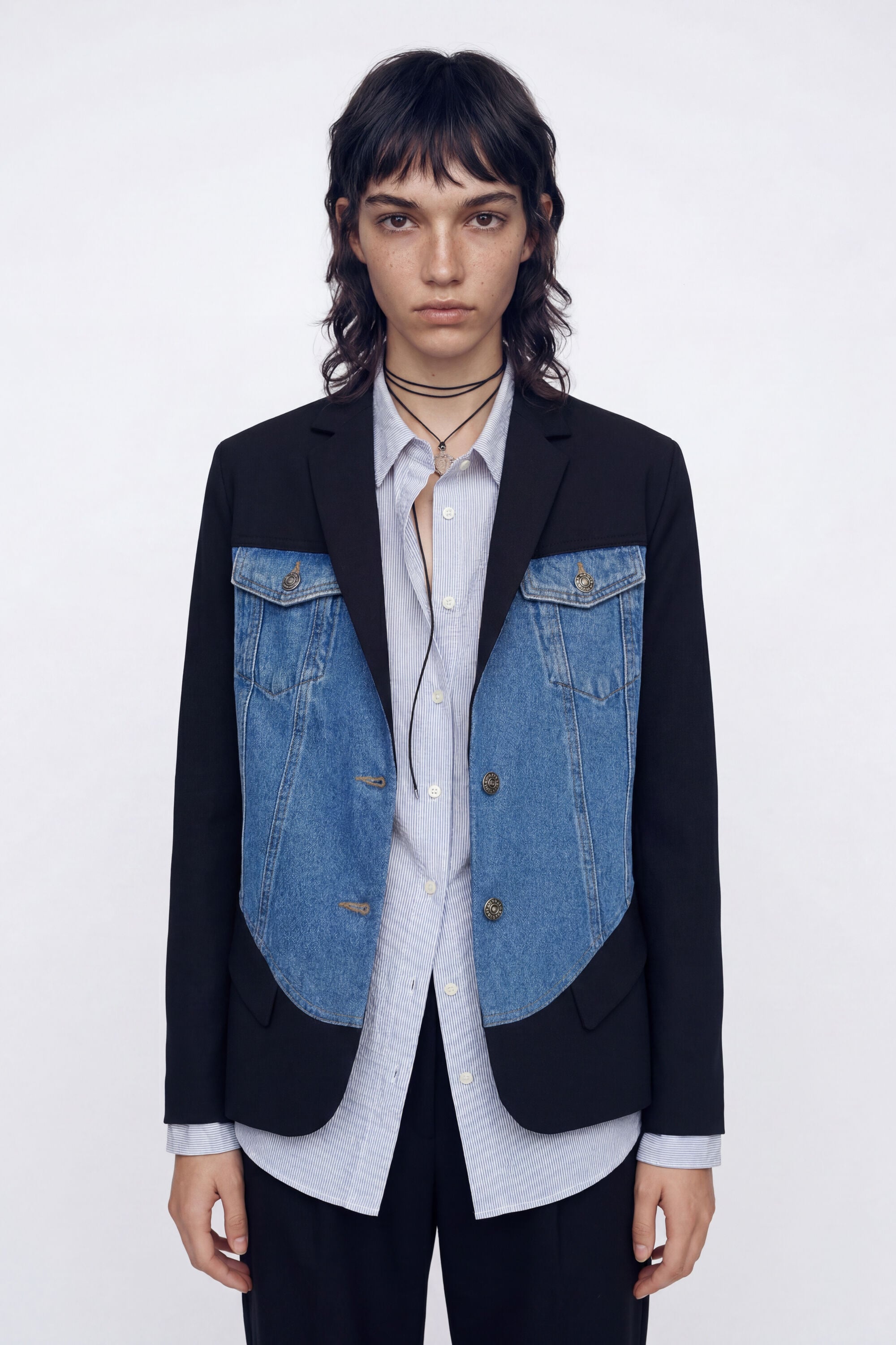 Desigual Hybride trucker blazer