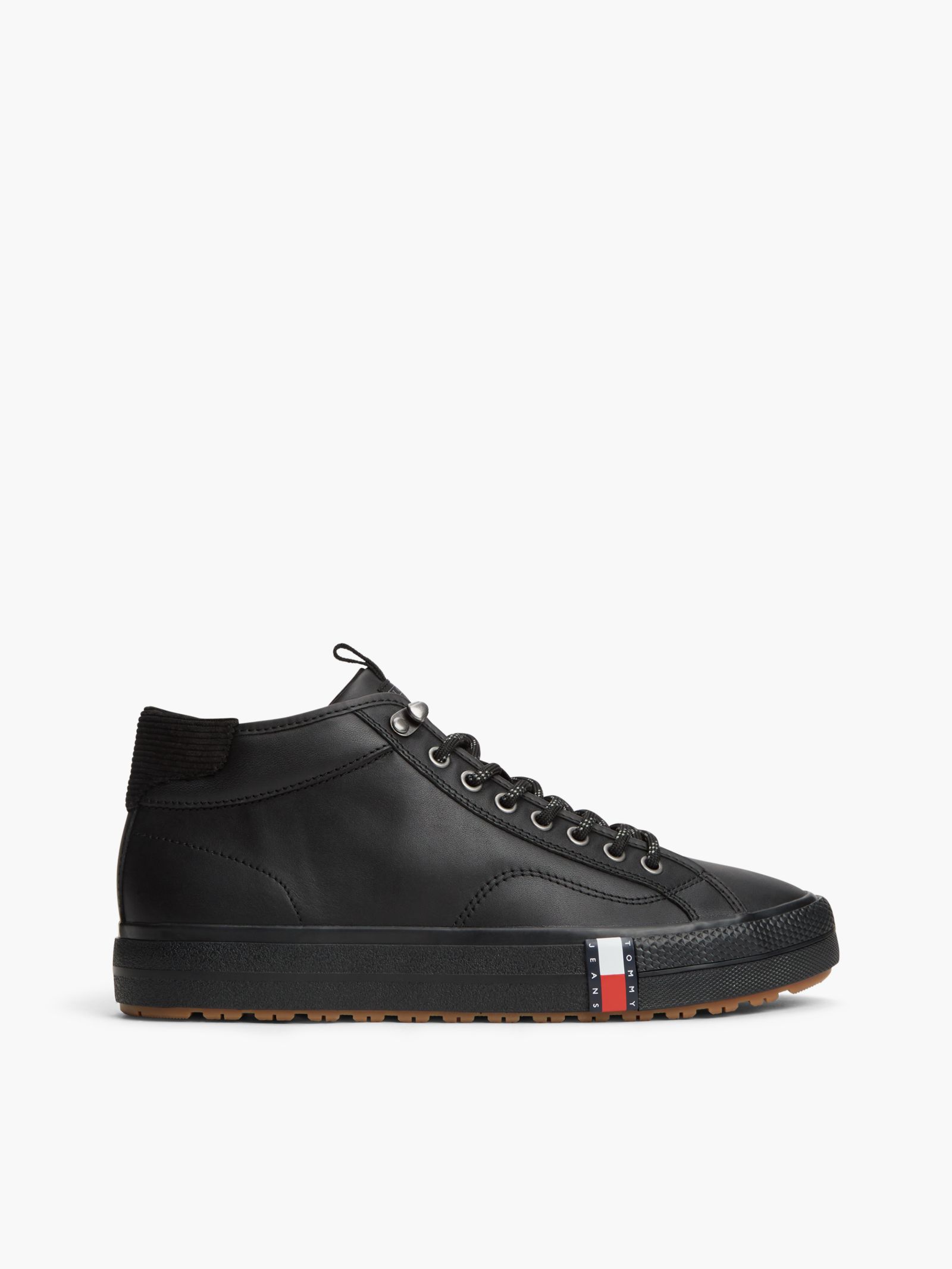 Tommy Jeans Archive Leren halfhoge chukka sneaker met profielzool