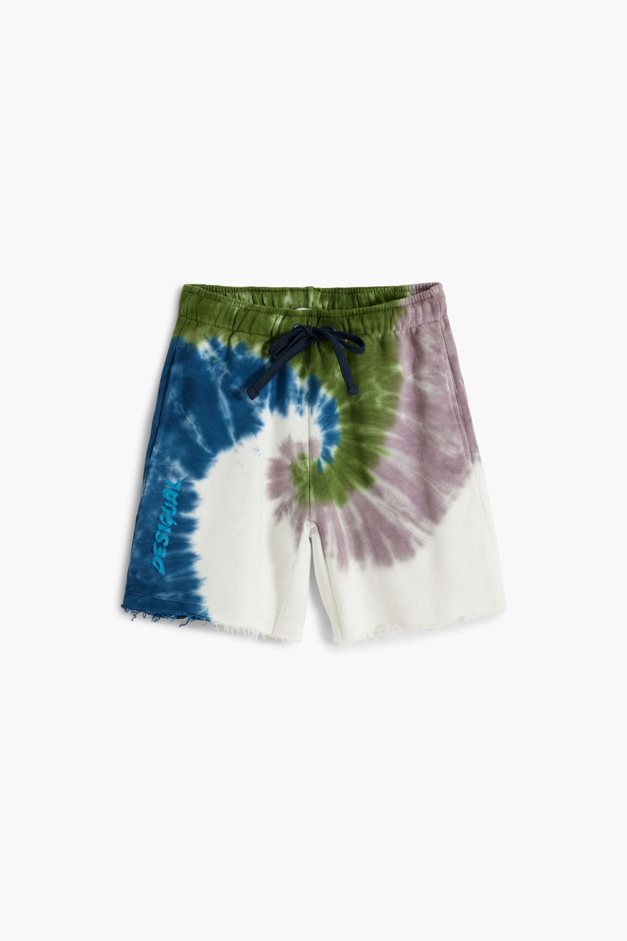 Desigual Tie-Dye katoenen korte broek
