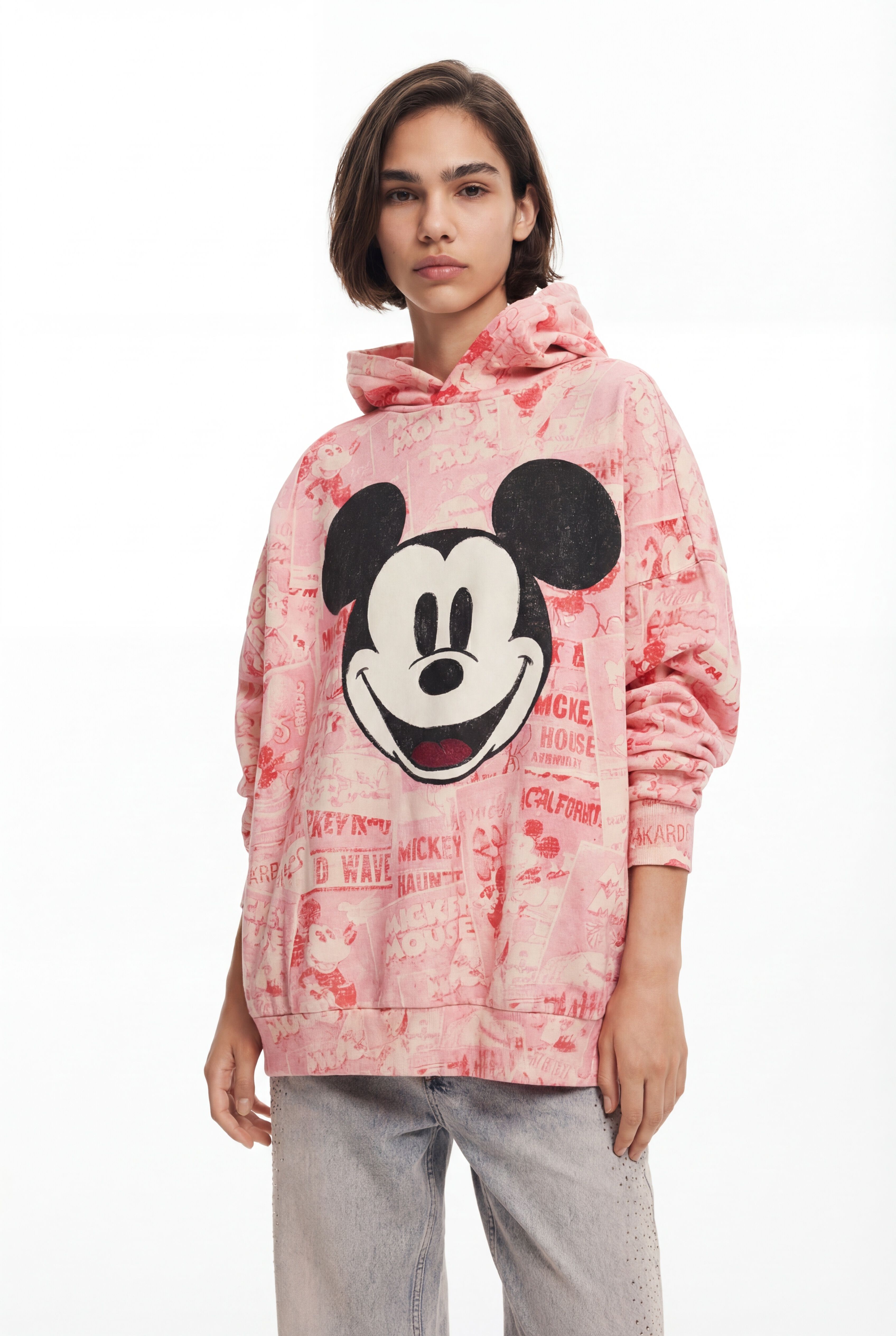 Desigual Mickey Mouse sweatshirt met koord